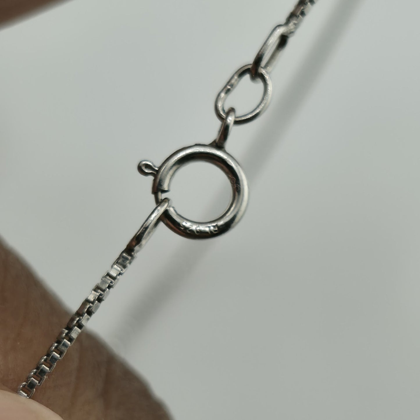 Sterling Silver 925 Mother & Child Pendant Necklace Pearl Charm 20in