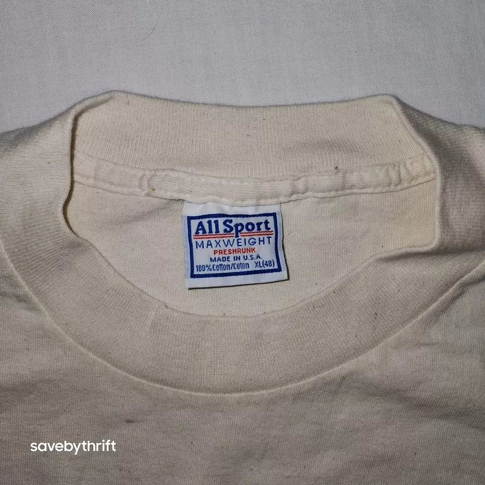 Vintage 1998 The Lipton Rado X Allsport Tennis Made in USA Biscayne FL XL Shirt Thrifted