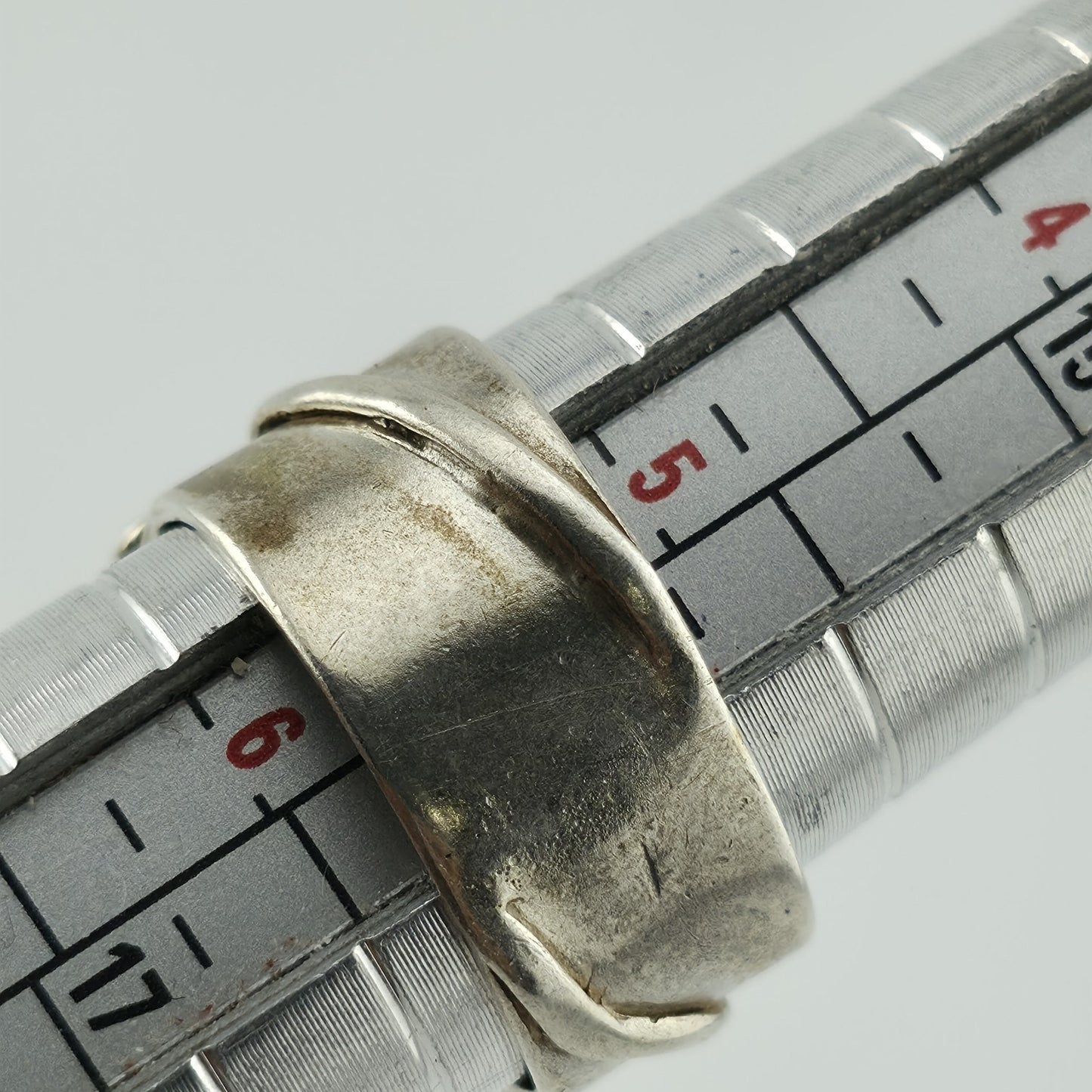 Sterling Silver Multi Stone Ring Sz 5.5 Amethyst Pearl Gem Artisan Missing Stone