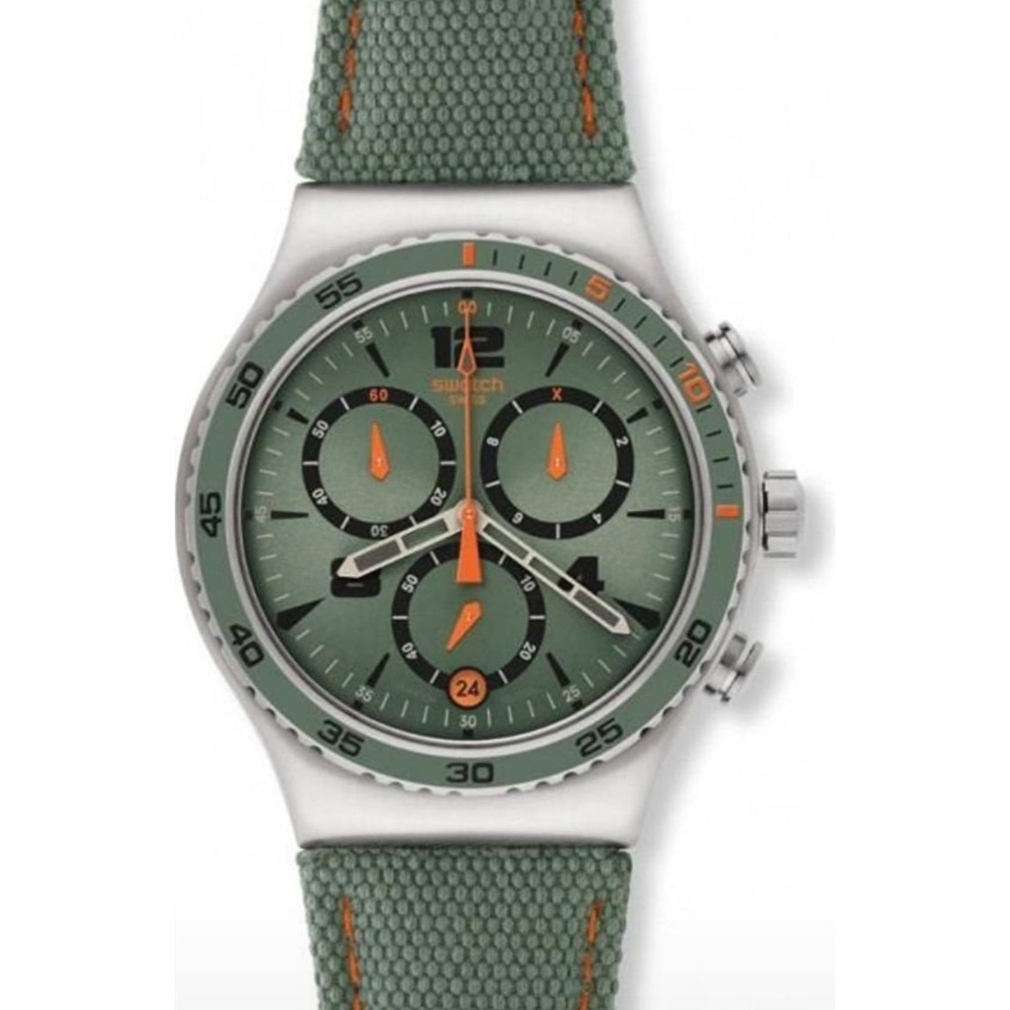 SWATCH L’Heure Du Marais YVS402 Swiss Made Irony Chrono Men’s Watch NIB
