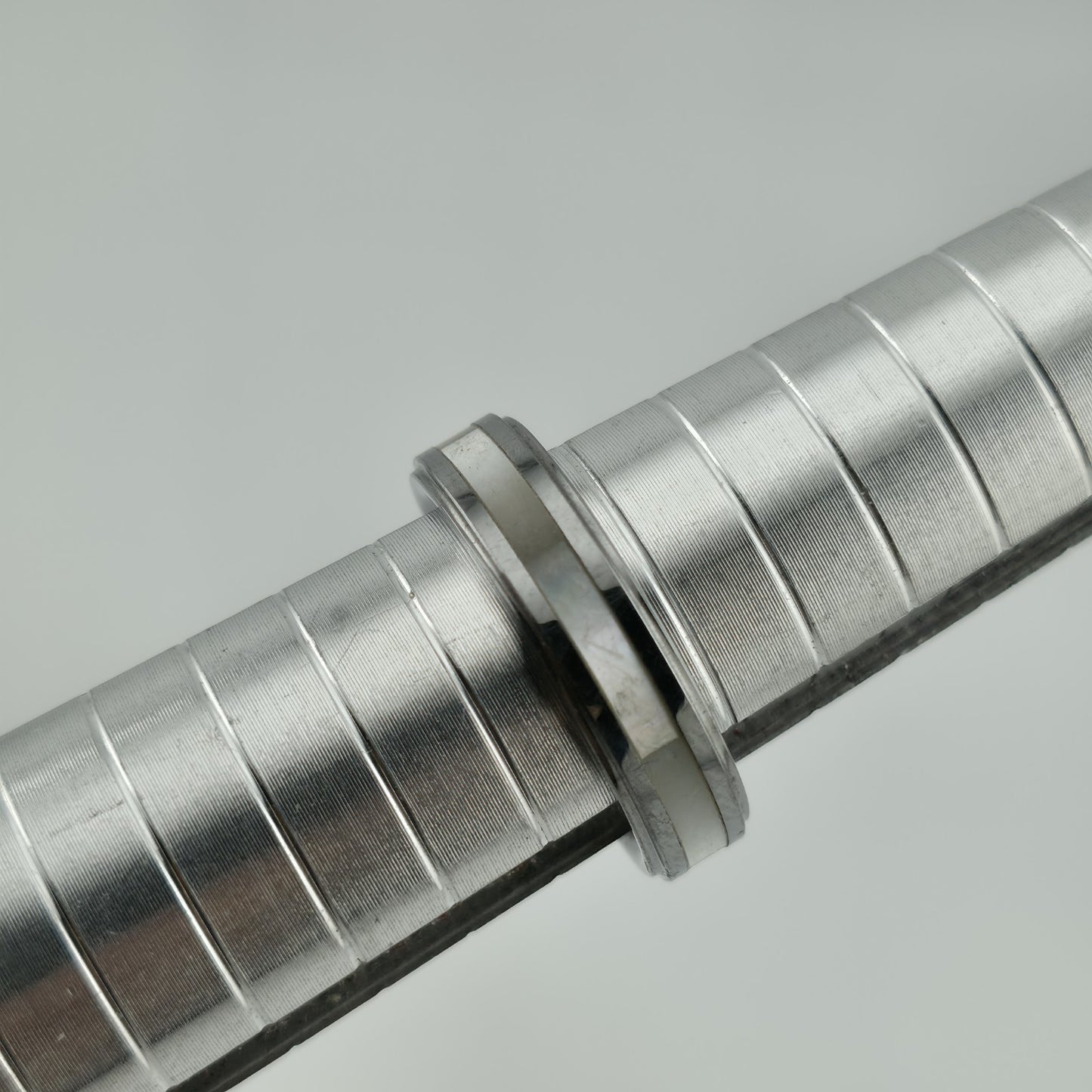 Tungsten Carbide men Women  band  Silver Tone size 6.76