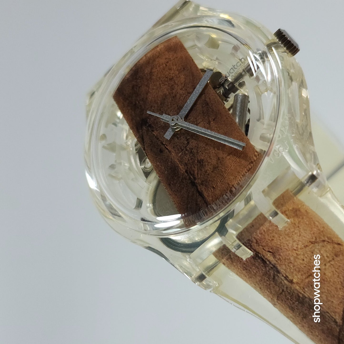 Swatch Watch CIGAR GK250 Vintage 1996 Limited Edition with Metal Tube Set EUC