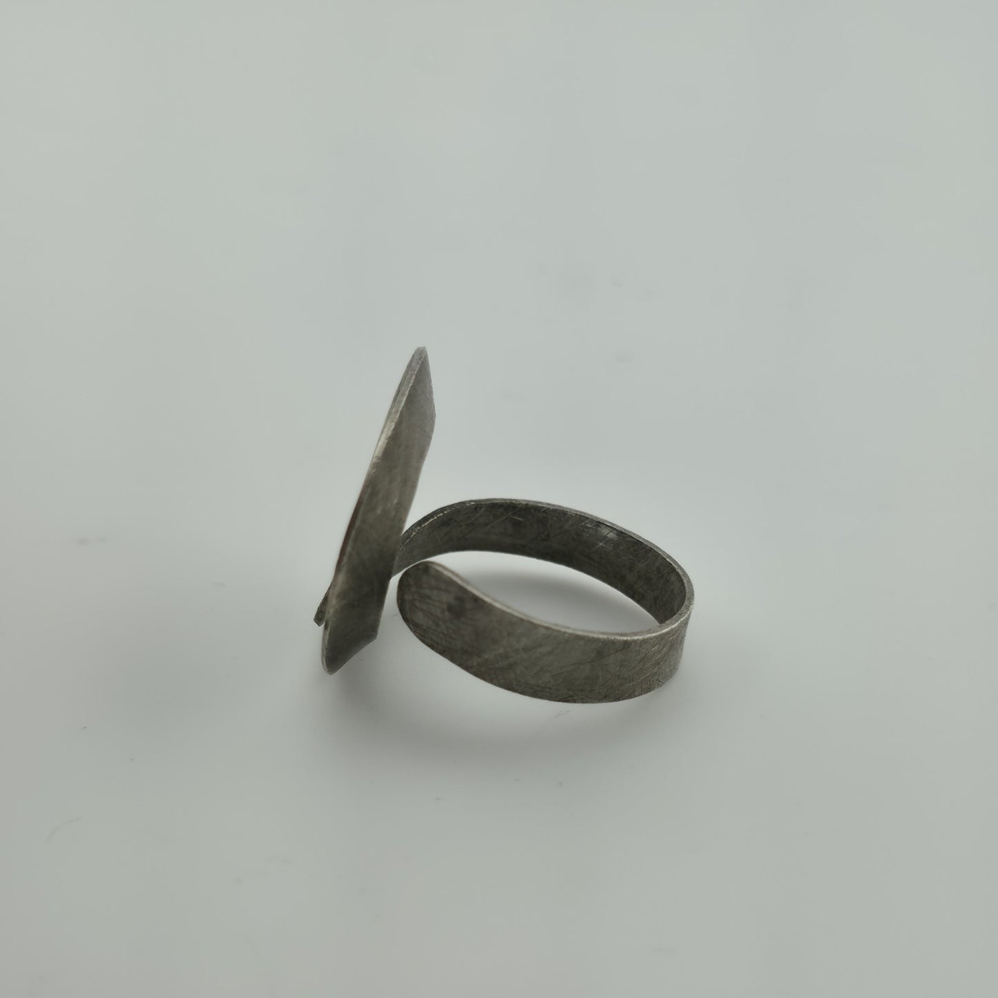Joid'art Ring contemporary Artisan Spiral 925 Sterling Silver Adjustable