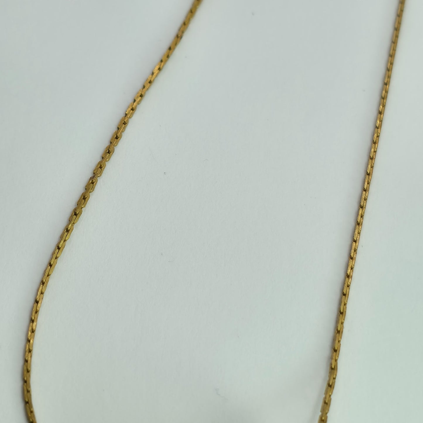 Necklace 14K Gold Over Brass GF Raw Quartz Pendant SIZE 14" Cute Dainty Jewelry