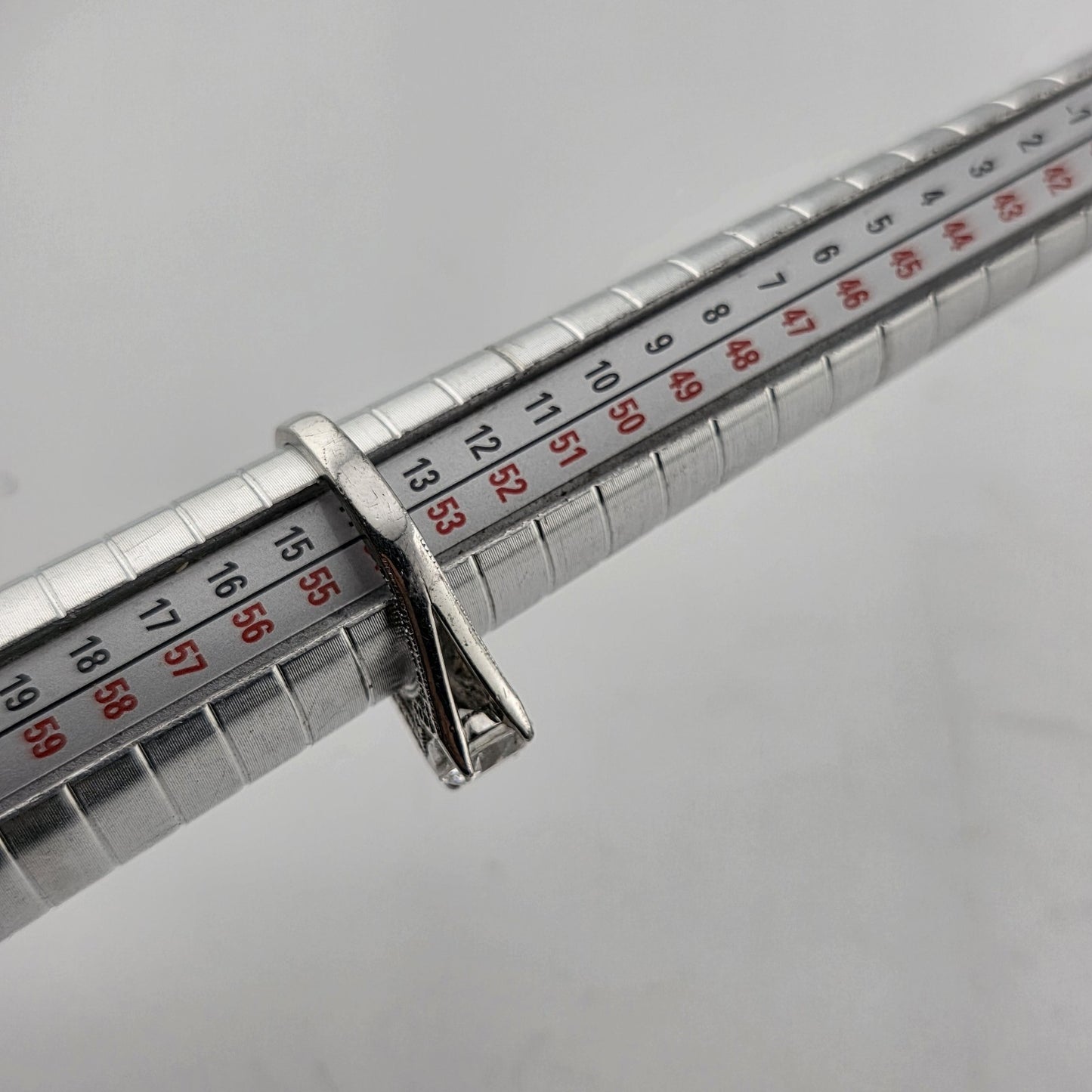 925 Sterling Silver Ring CZ ENGAGEMENT LADY Cute Eiffel tower Size 6.75