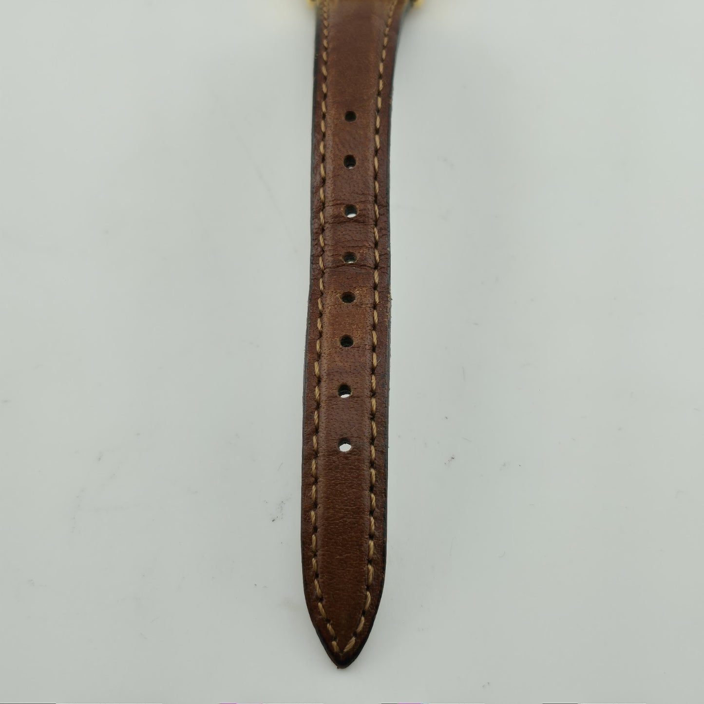 Disney Watch Lorus Mickey Mouse Ladies Leather Bands Gold Tone Working Vintage