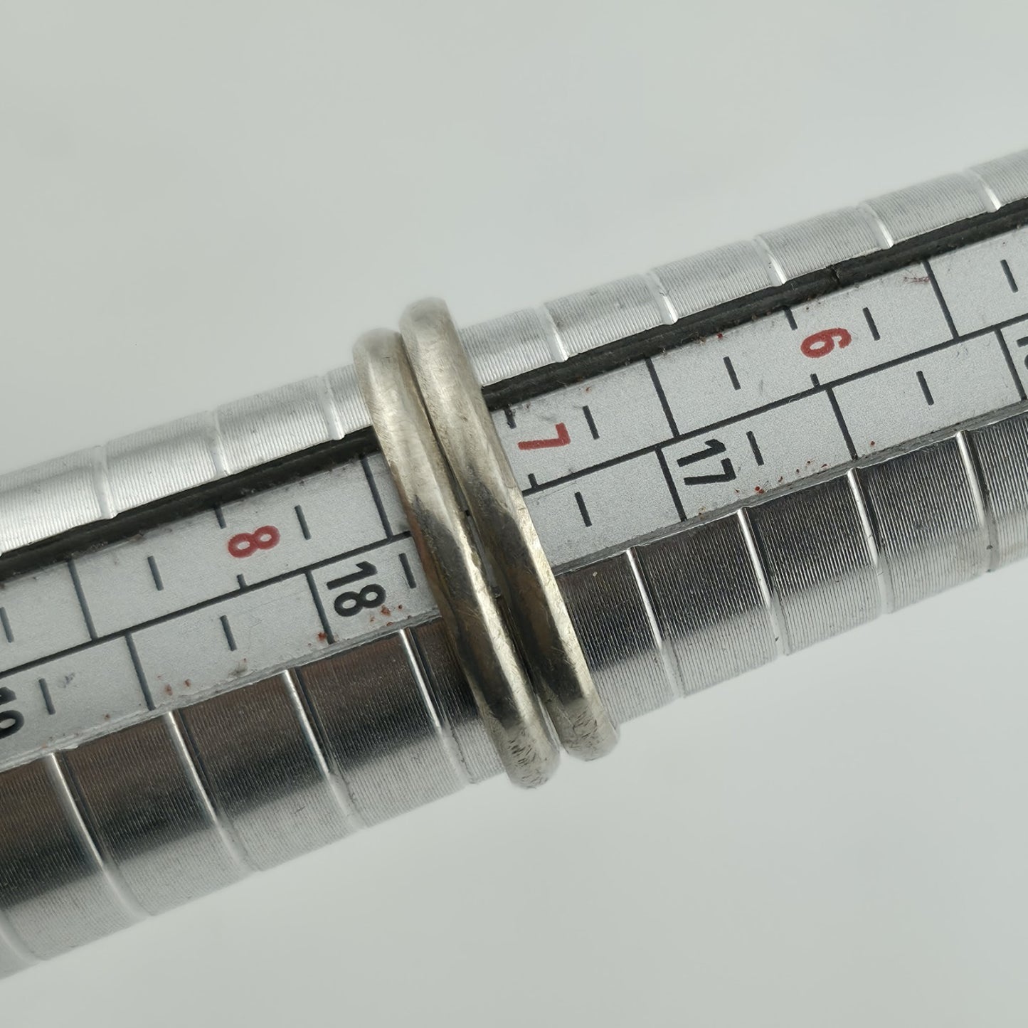 sterling Silver Ring two in one Golden Honey Amber Sky Blue Larimar size 7.5