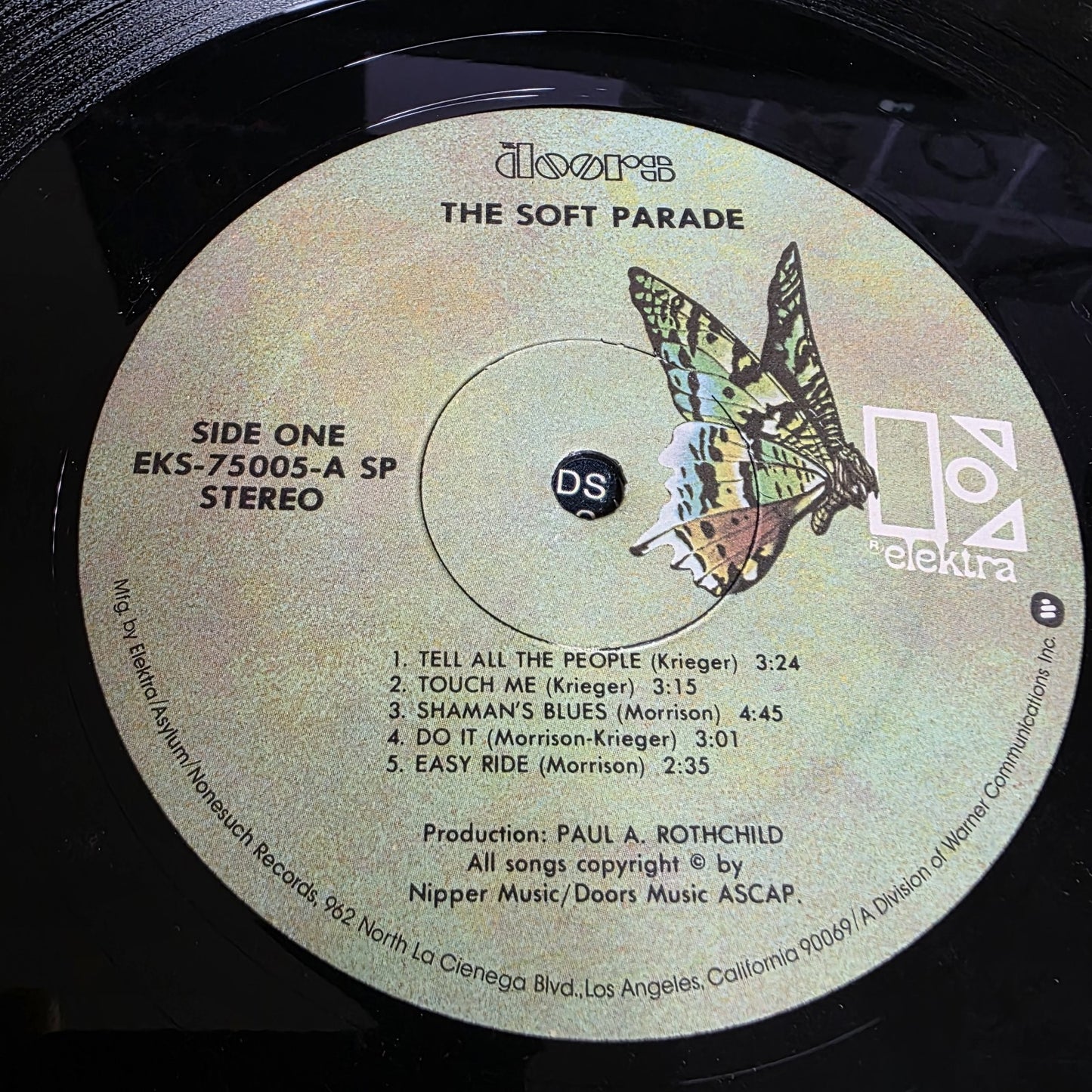 The Doors The Soft Parade Elektra Vinyl Album LP Original Allentown Press Sleeve