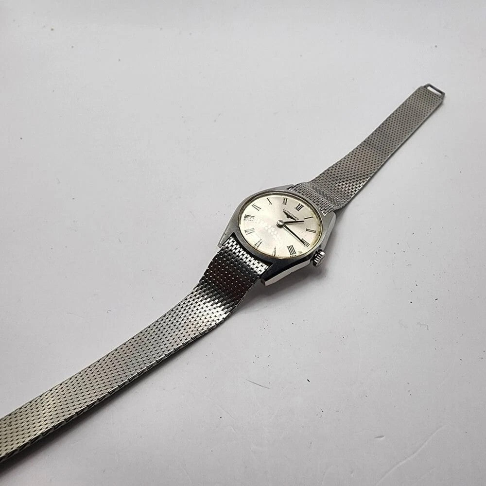 Vintage Longines women's stainless steel watch ref. 7889.10 460 1970s wind up