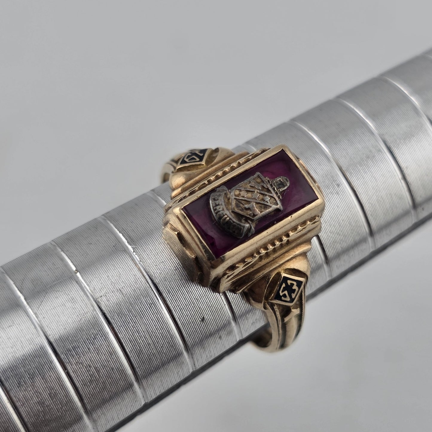 Ferguson 1953 Class Ring 10K Yellow Gold Balfour Size 6.25 Vintage