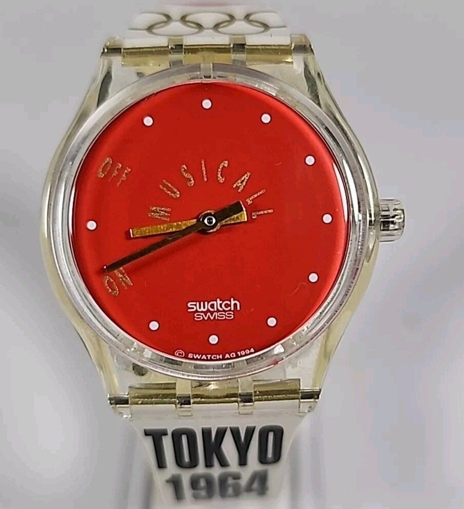 Vintage SWATCH SLZ 100 - TOKYO 1964 OLYMPICS- Tokyo 1964 Band MusiCall