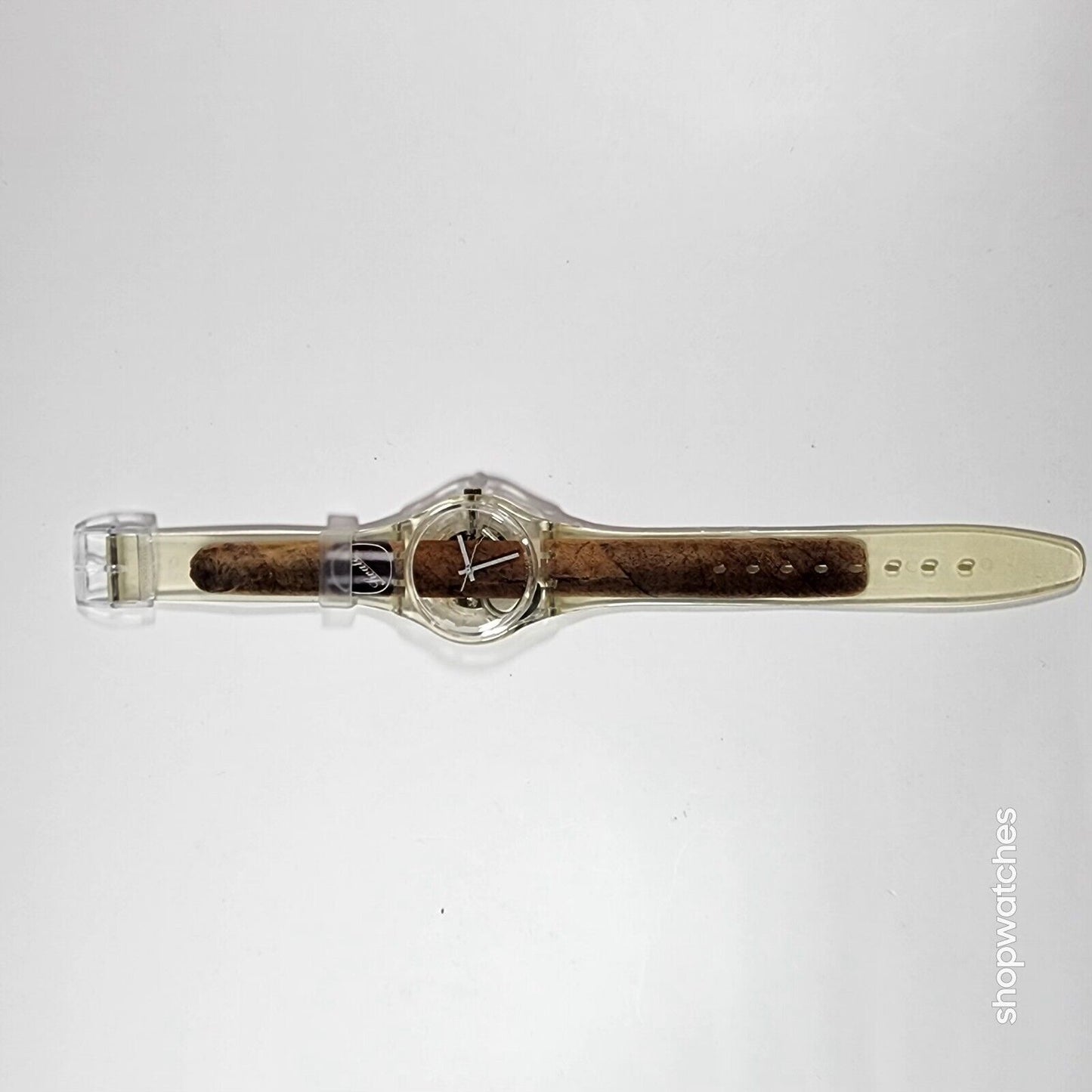 Swatch Watch CIGAR GK250 Vintage 1996 Limited Edition with Metal Tube Set EUC