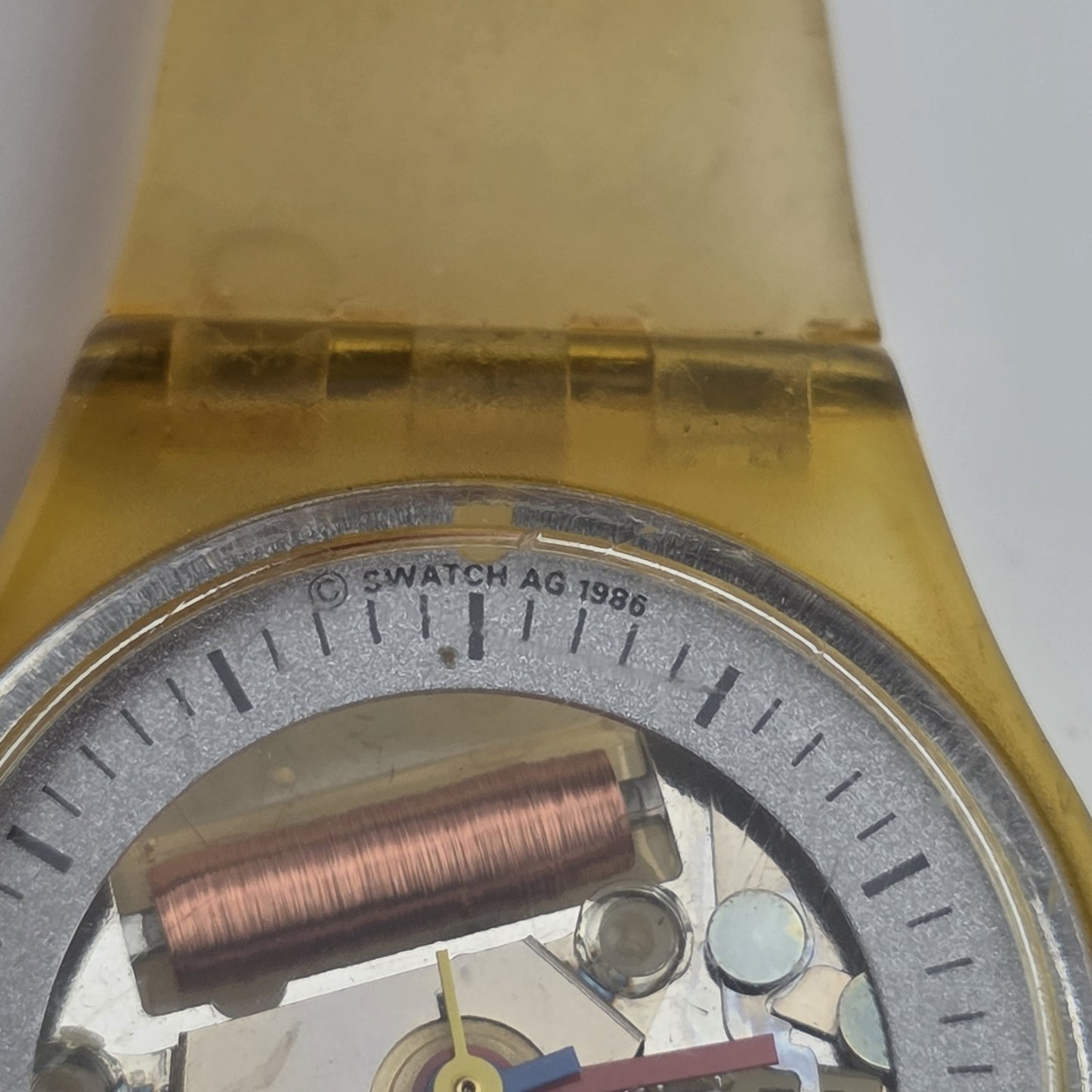 Vintage Swatch Watch “Little Jelly” LK103 – Ladies Transparent 1986 – Running