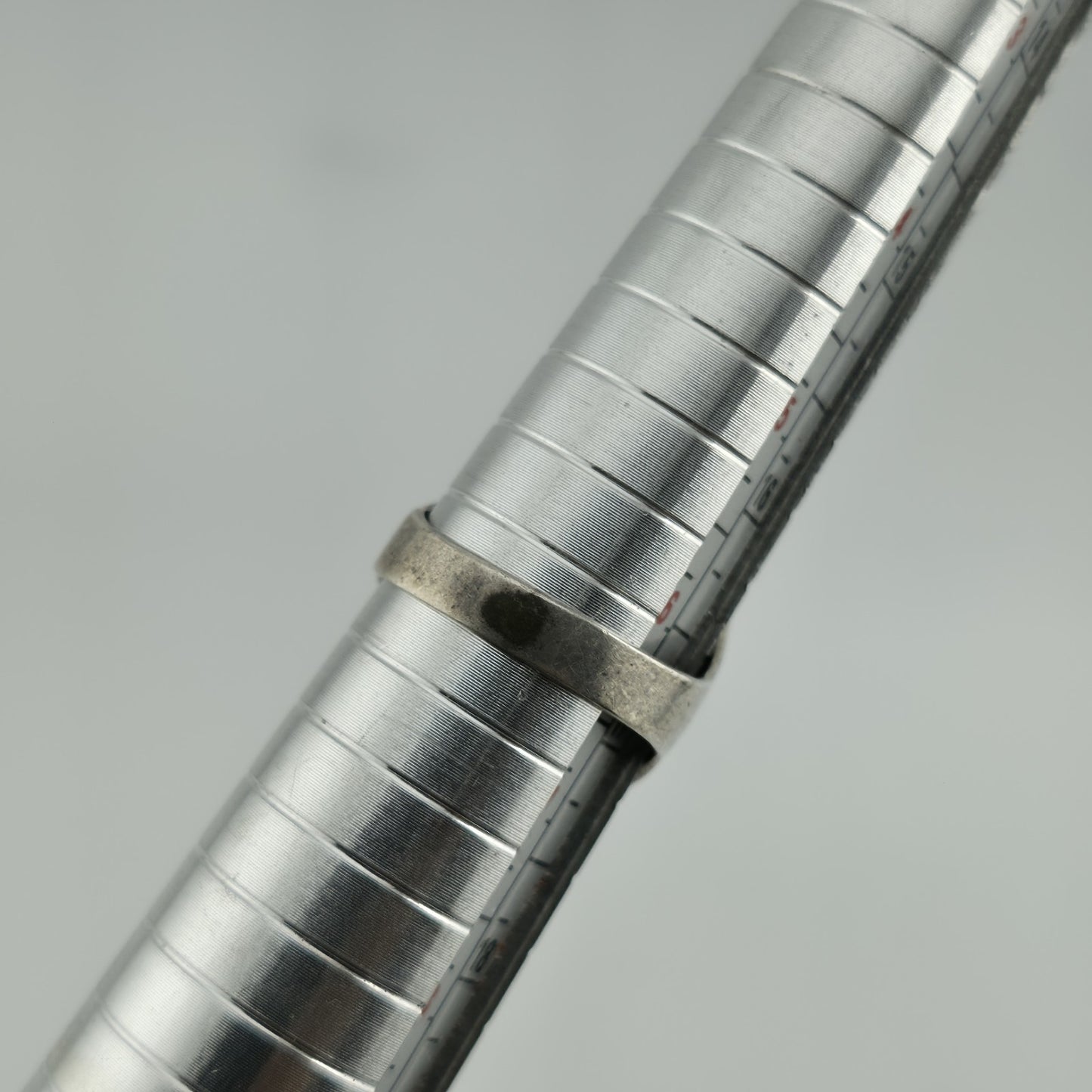 Ring Sterling Silver MCM MODERN contemporary Artisan Organic Minimalist Size 6.2