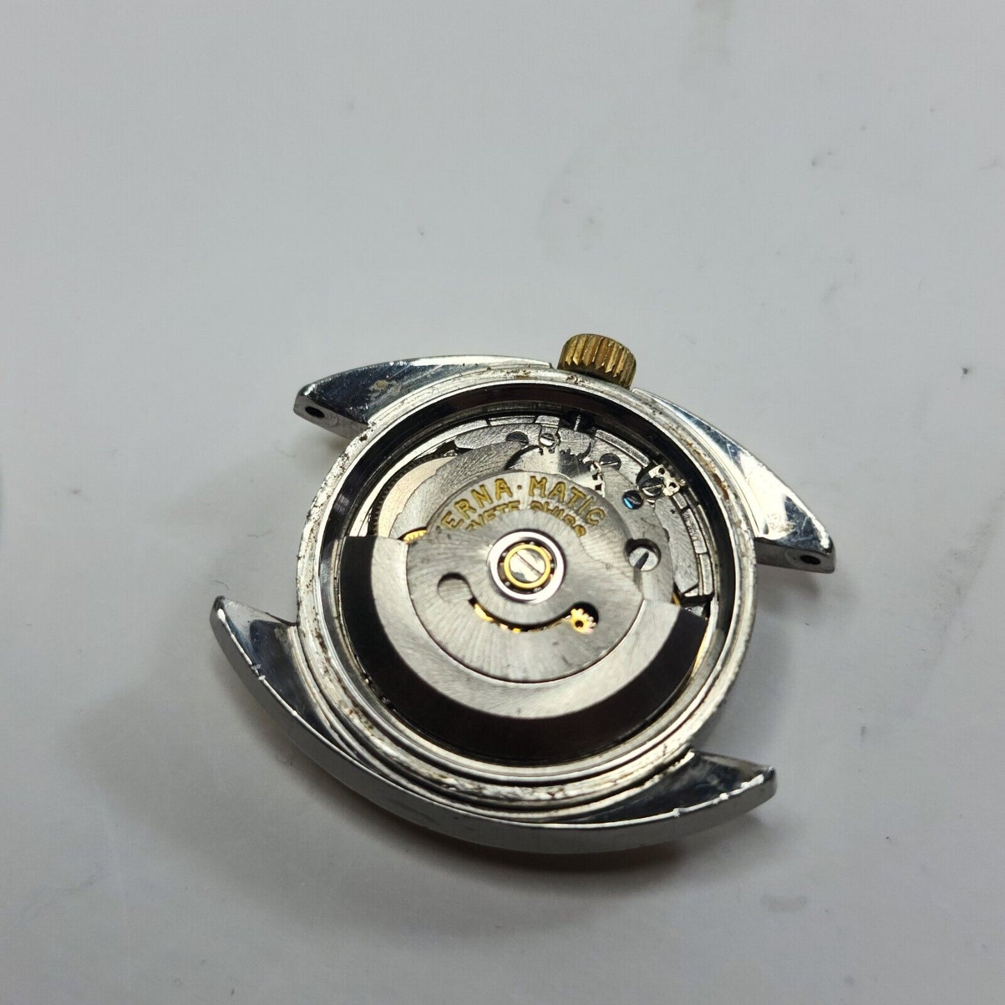 Eterna matic Watch sahida Brown Dial Womens Automatic Wristwatch 1960s Vintage