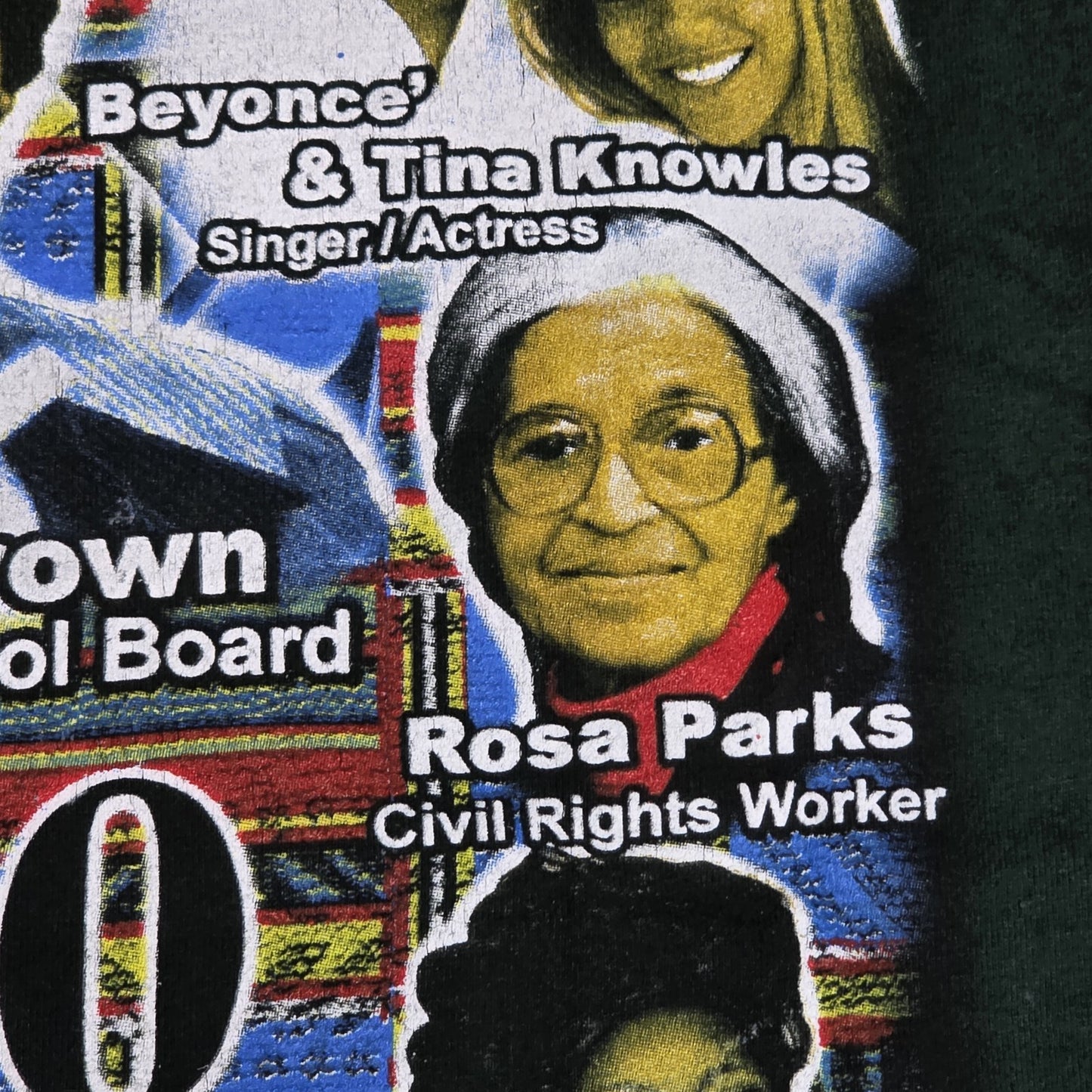 Positive women of the past present future 50 Years Brown V Board Shirt Large VTG