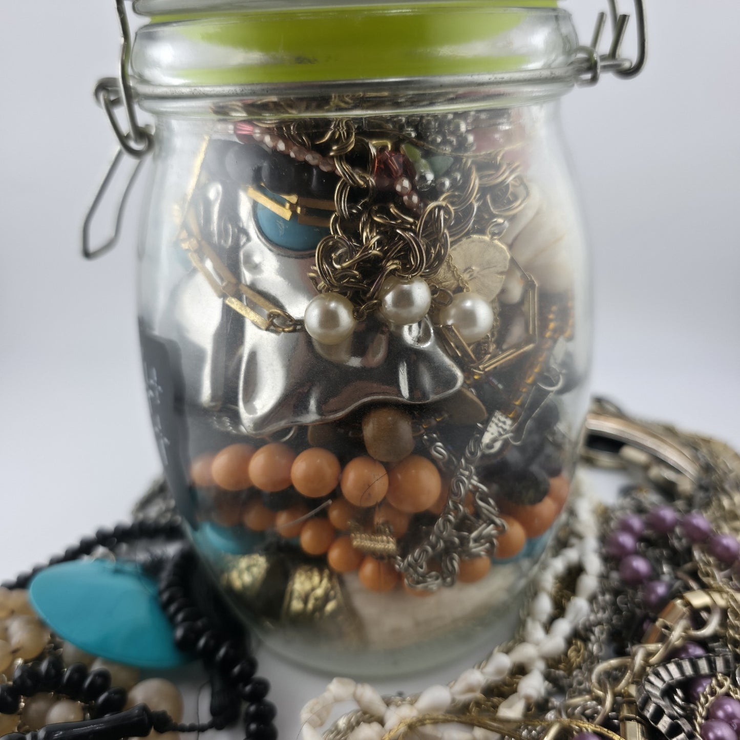 Beautiful Mystery Vintage To Now Soft Romantic Costume Jewelry Jewels Jar