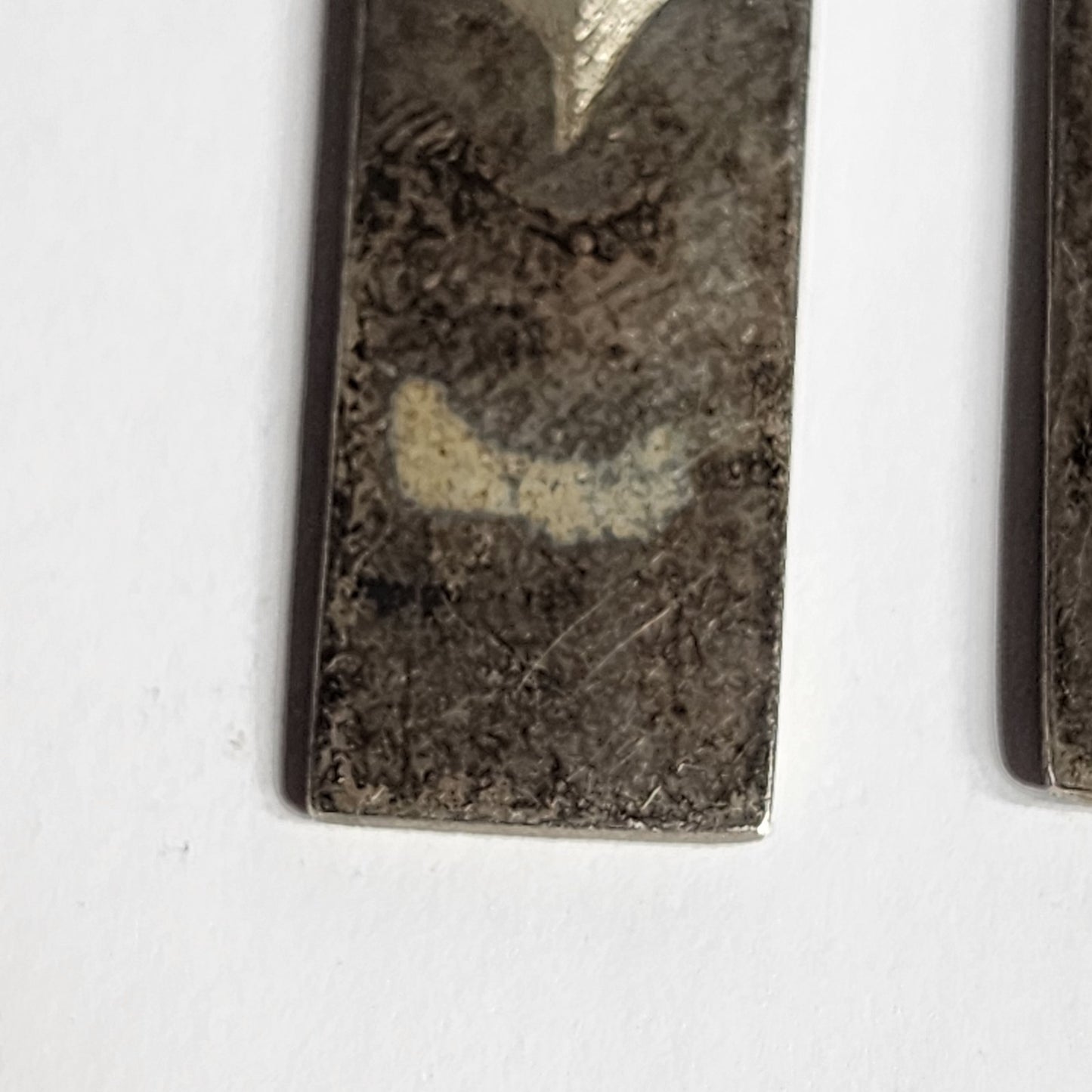 925 Sterling Silver Vintage Earrings Drop Dangle Hook Tarnish patina Tested