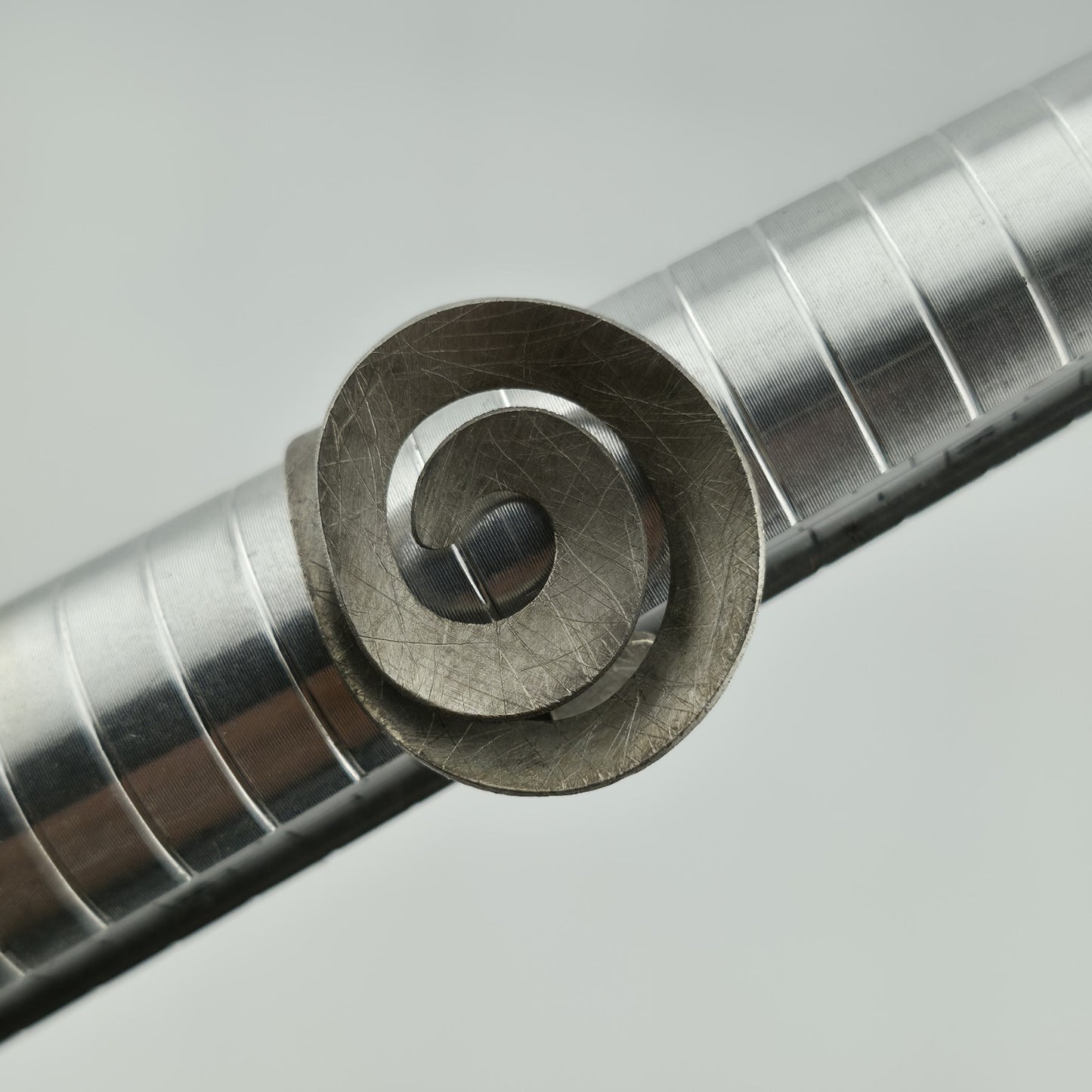 Joid'art Ring contemporary Artisan Spiral 925 Sterling Silver Adjustable