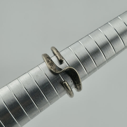 Ring Sterling Silver MCM MODERN contemporary Artisan Organic Minimalist Size 6.5