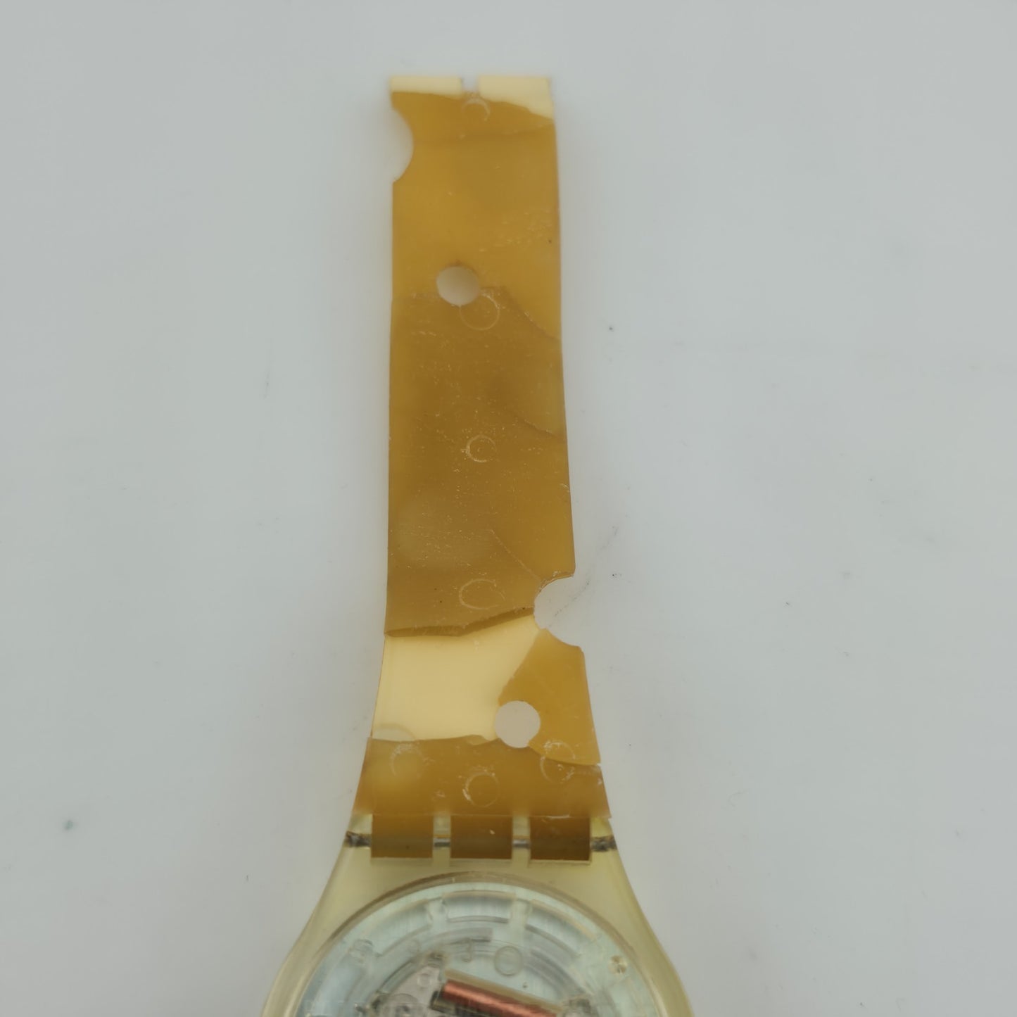 Swatch Watch Special Edition Cheesy Toast GK304 Swiss Cheese New Battery Vintage