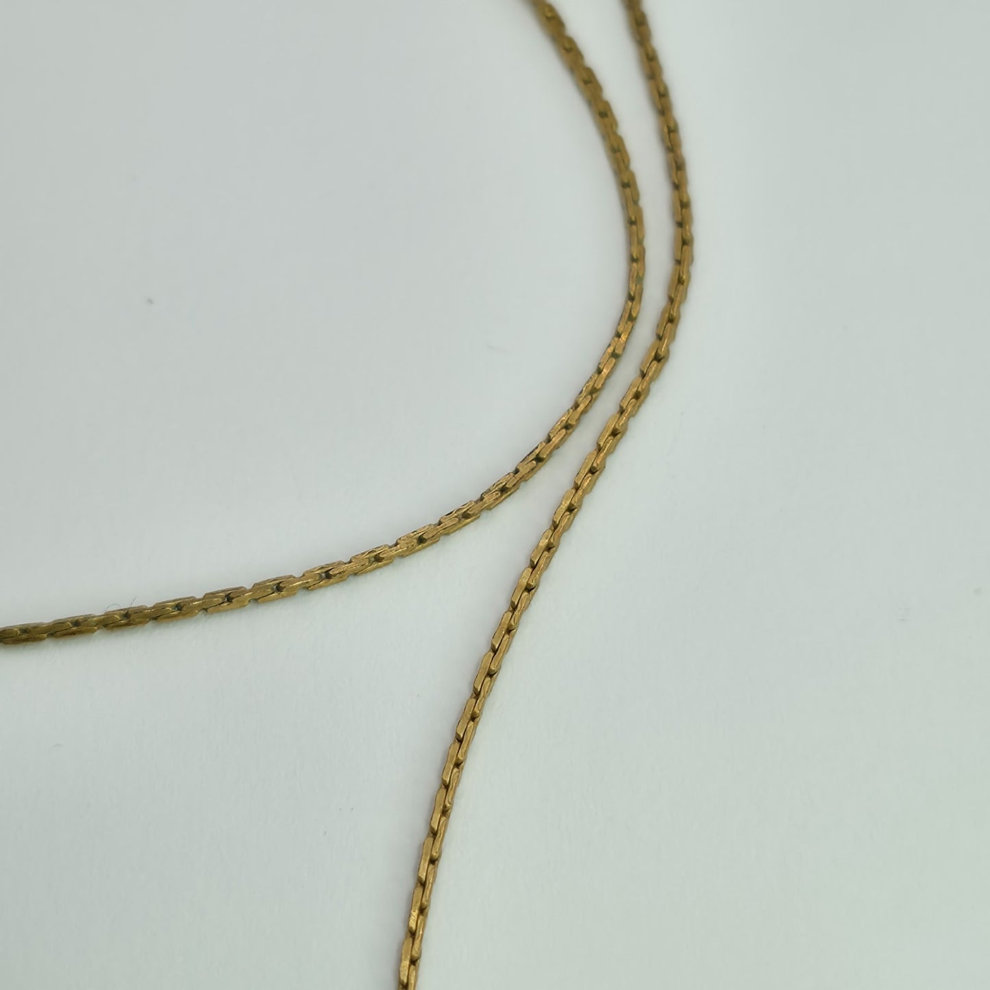 Necklace 14K Gold Over Brass GF Raw Quartz Pendant SIZE 14" Cute Dainty Jewelry