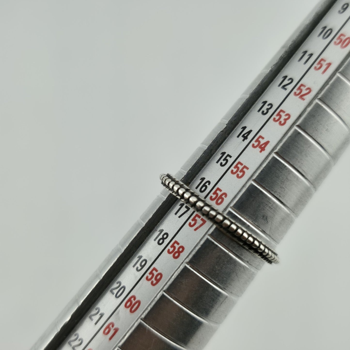 sterling Silver Ring 925 Art Deco Carved Dainty Stackable Minimalist 7.76