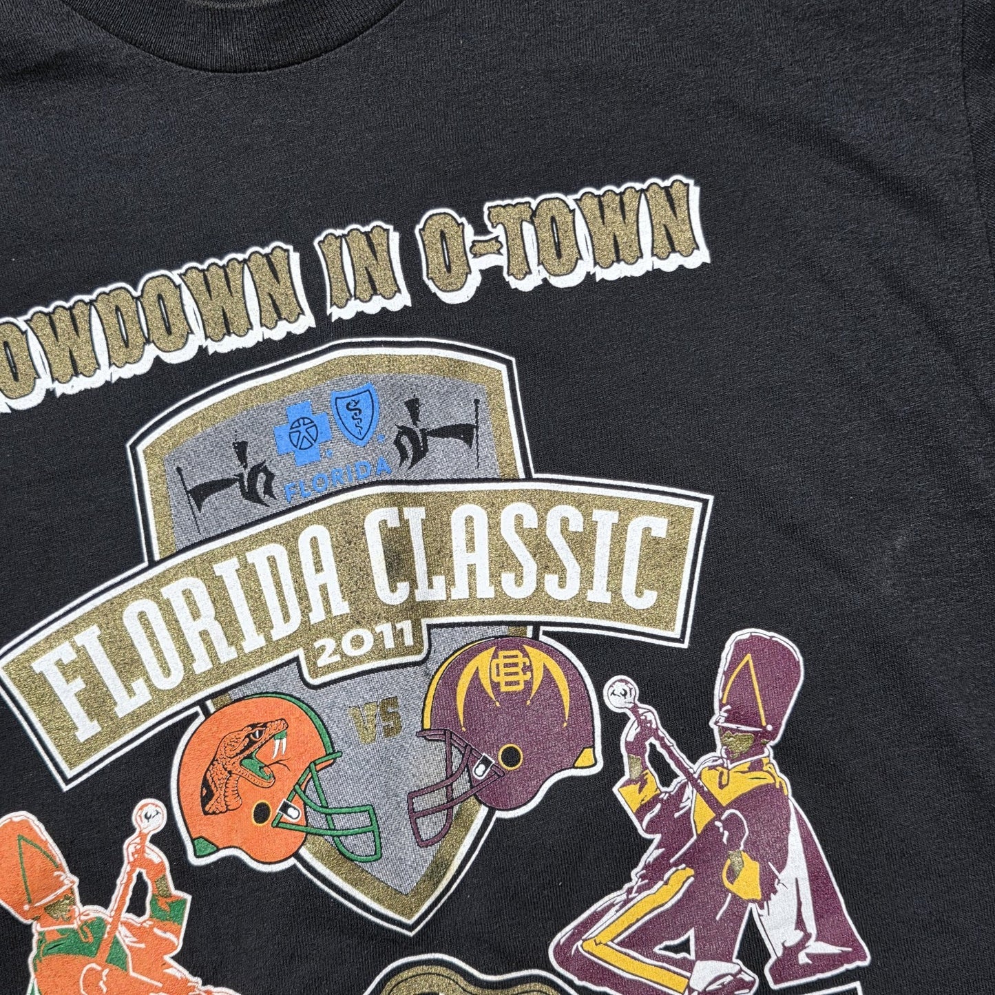 Florida Fl Class A&M Rattlers Vs. Bethune-cookman Wildcats Shirt NCAA Football M