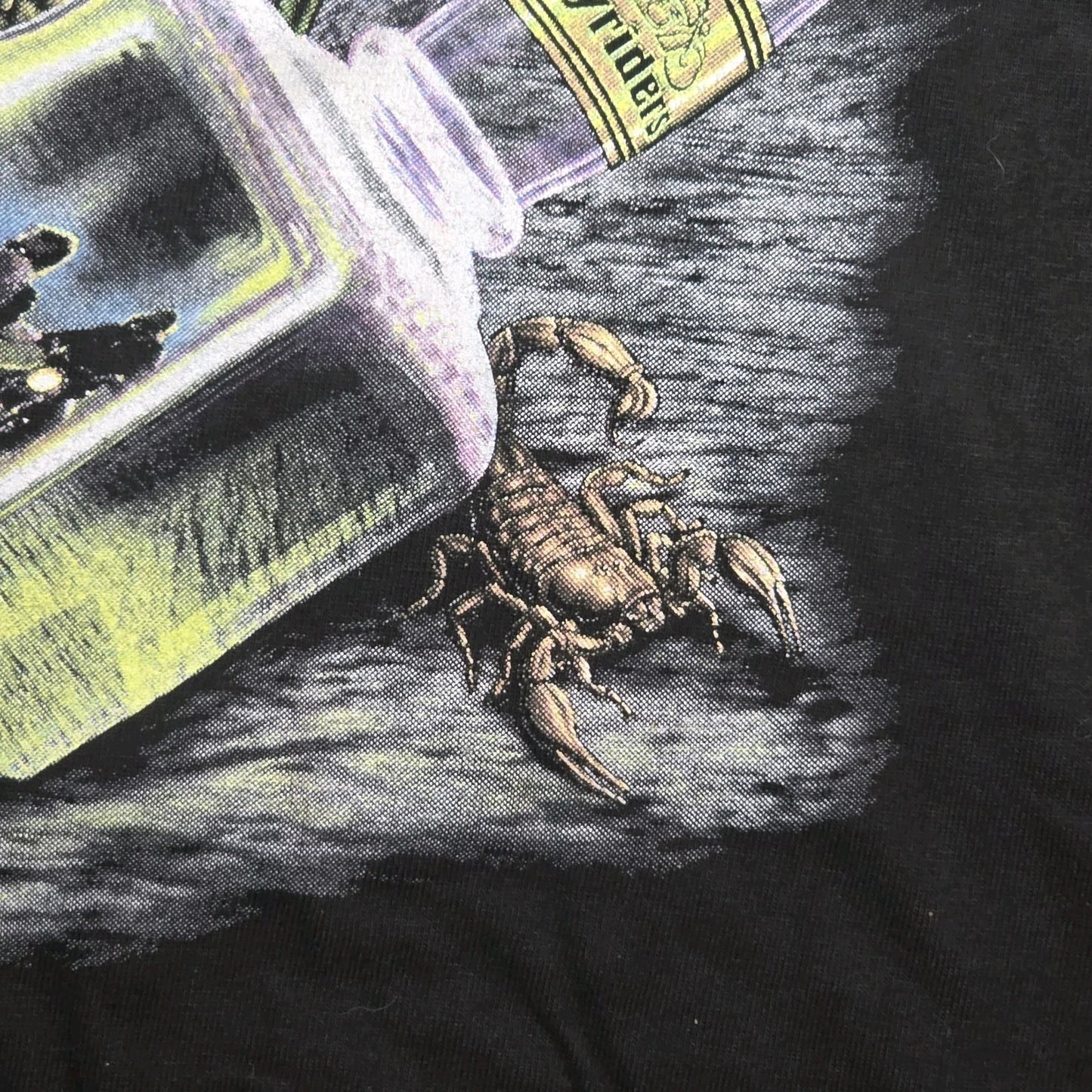 Easy Riders Shirt Mens Black Large Snake Skull Mecklenburg Huntersville NC Vintage