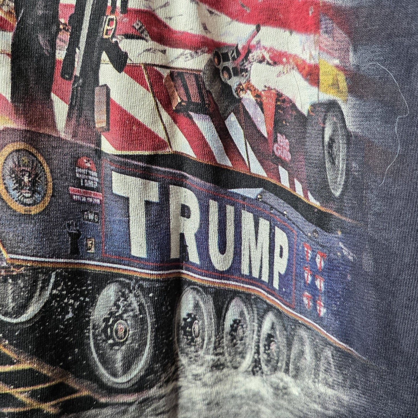 Donald trump The Mountain Shirt Mens XL Black Big Print 2016 USA 47 president