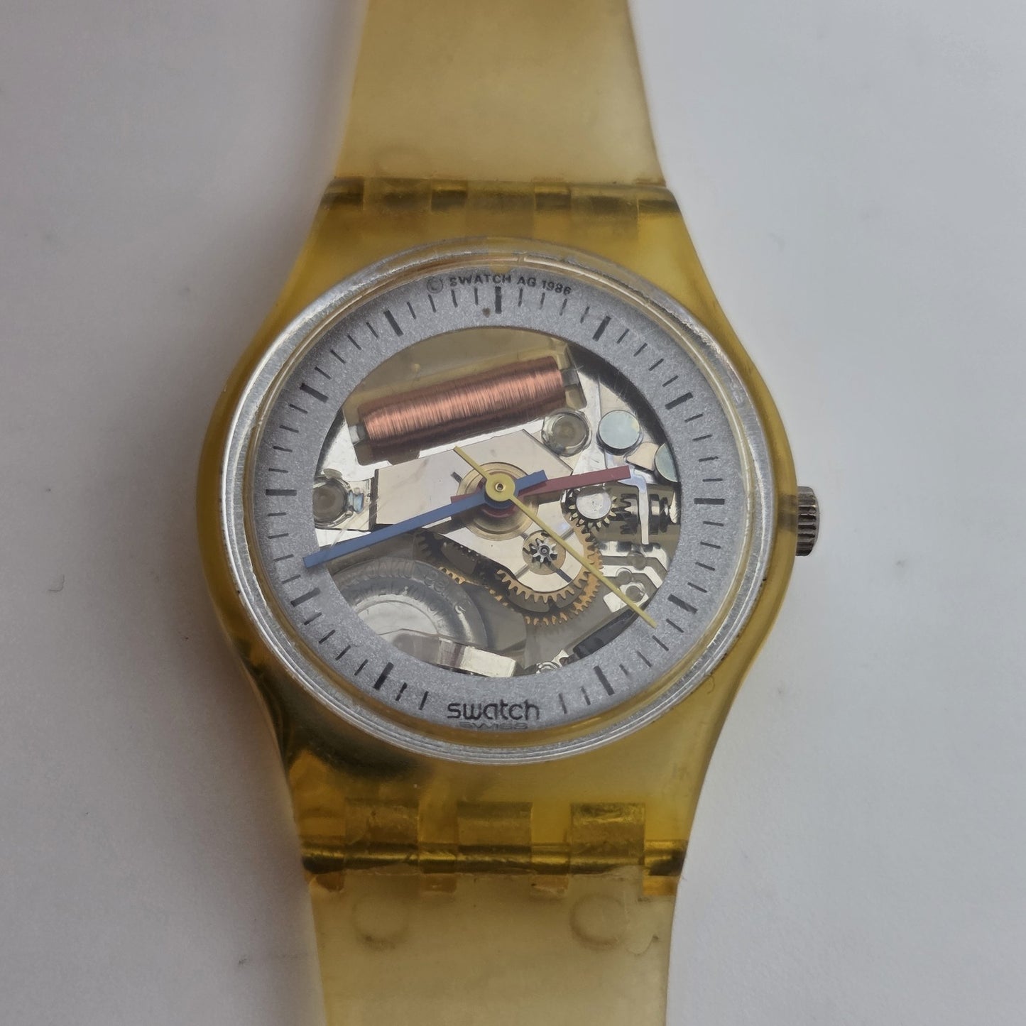Vintage Swatch Watch “Little Jelly” LK103 – Ladies Transparent 1986 – Running