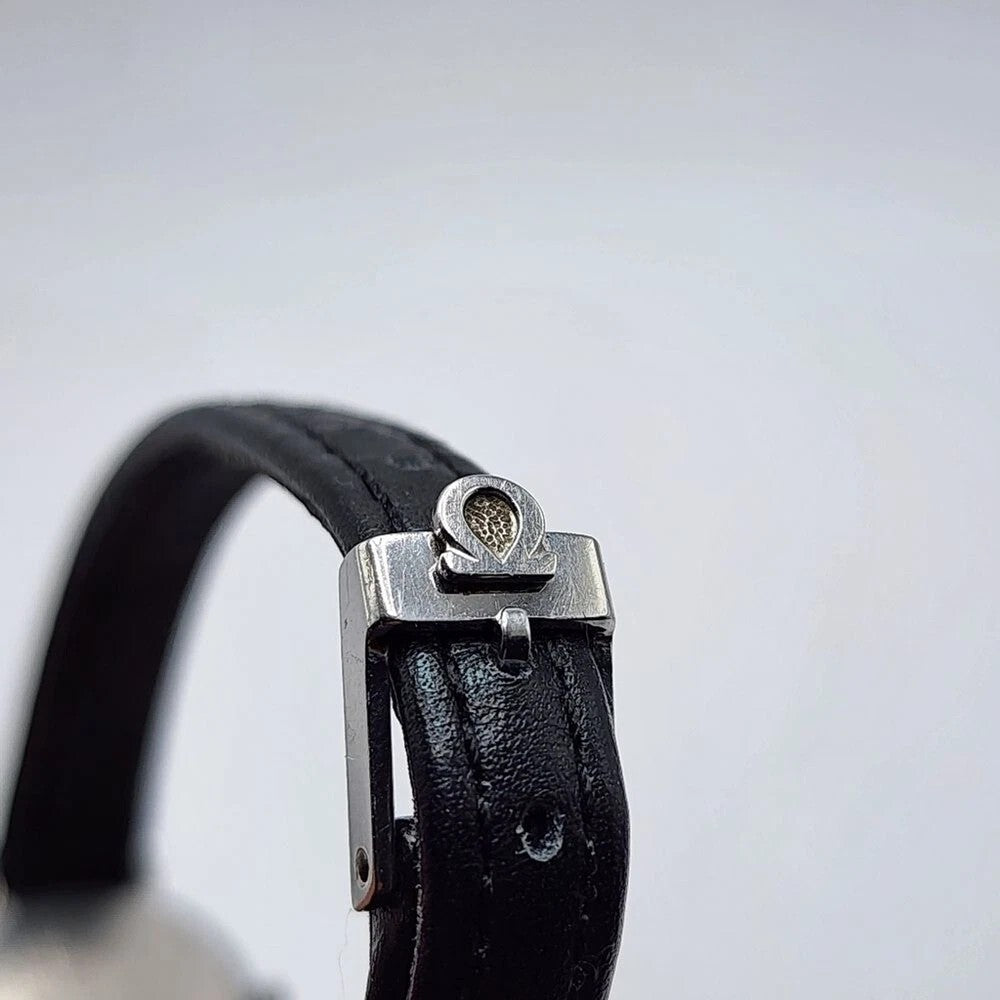 Omega Watch 511.0426 Geneve 19mm Women's Silver X Black manual 17 Jewels working