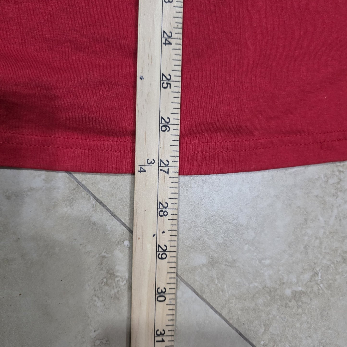 Champion SJP St Johns Prep Red Storm Laege Red Shirt Vintage