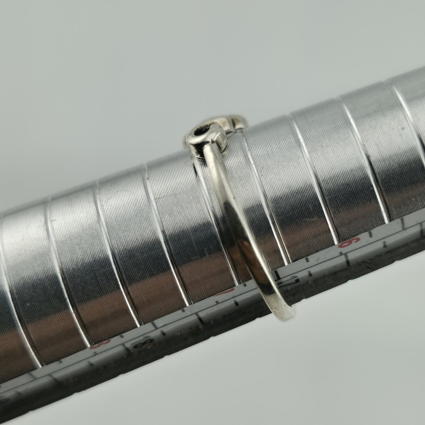 White Lab Opal Oxidized Infinity Celtic Knot 925 Sterling Silver Ring Sizes 6.5