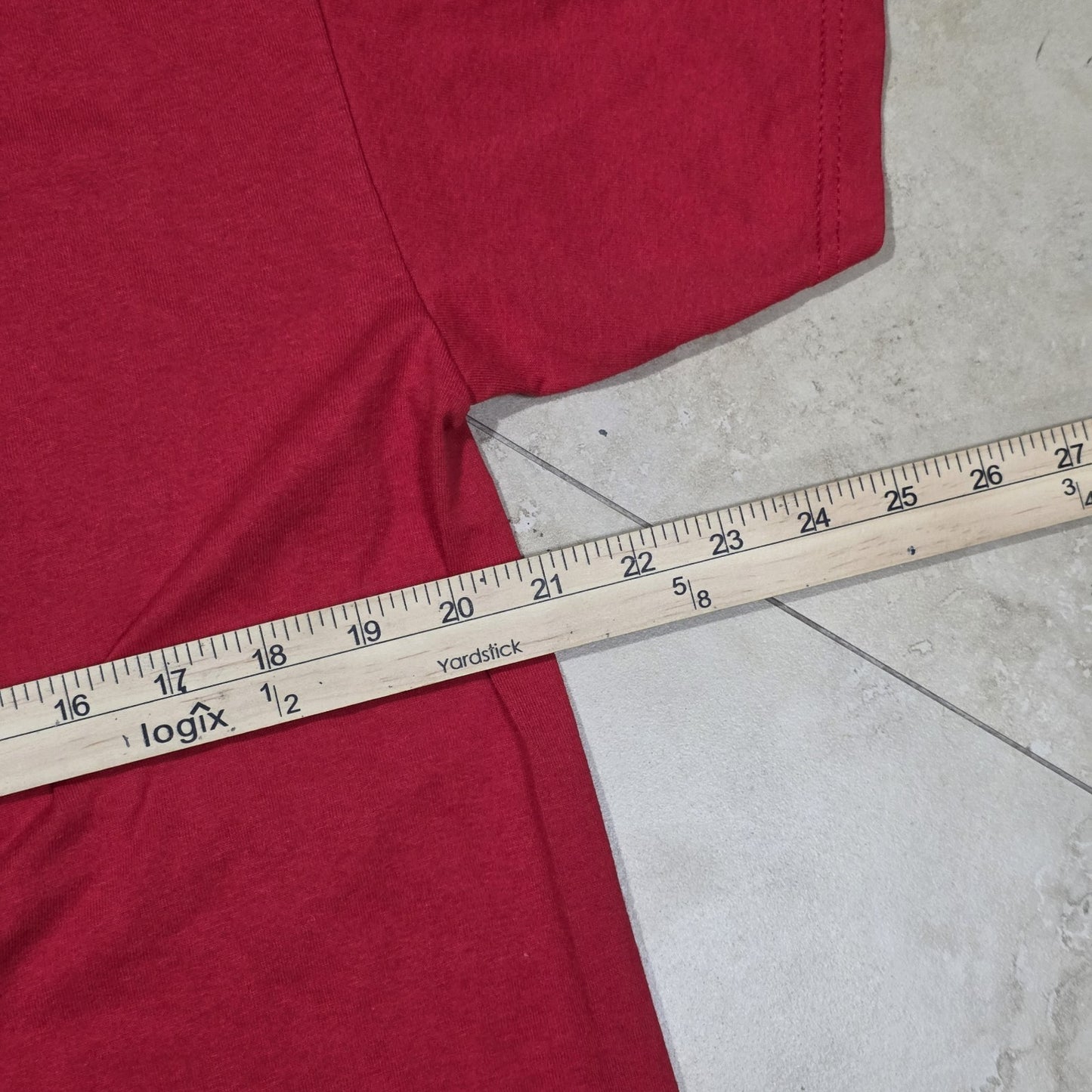 Champion SJP St Johns Prep Red Storm Laege Red Shirt Vintage