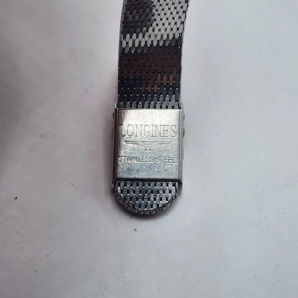 Vintage Longines women's stainless steel watch ref. 7889.10 460 1970s wind up