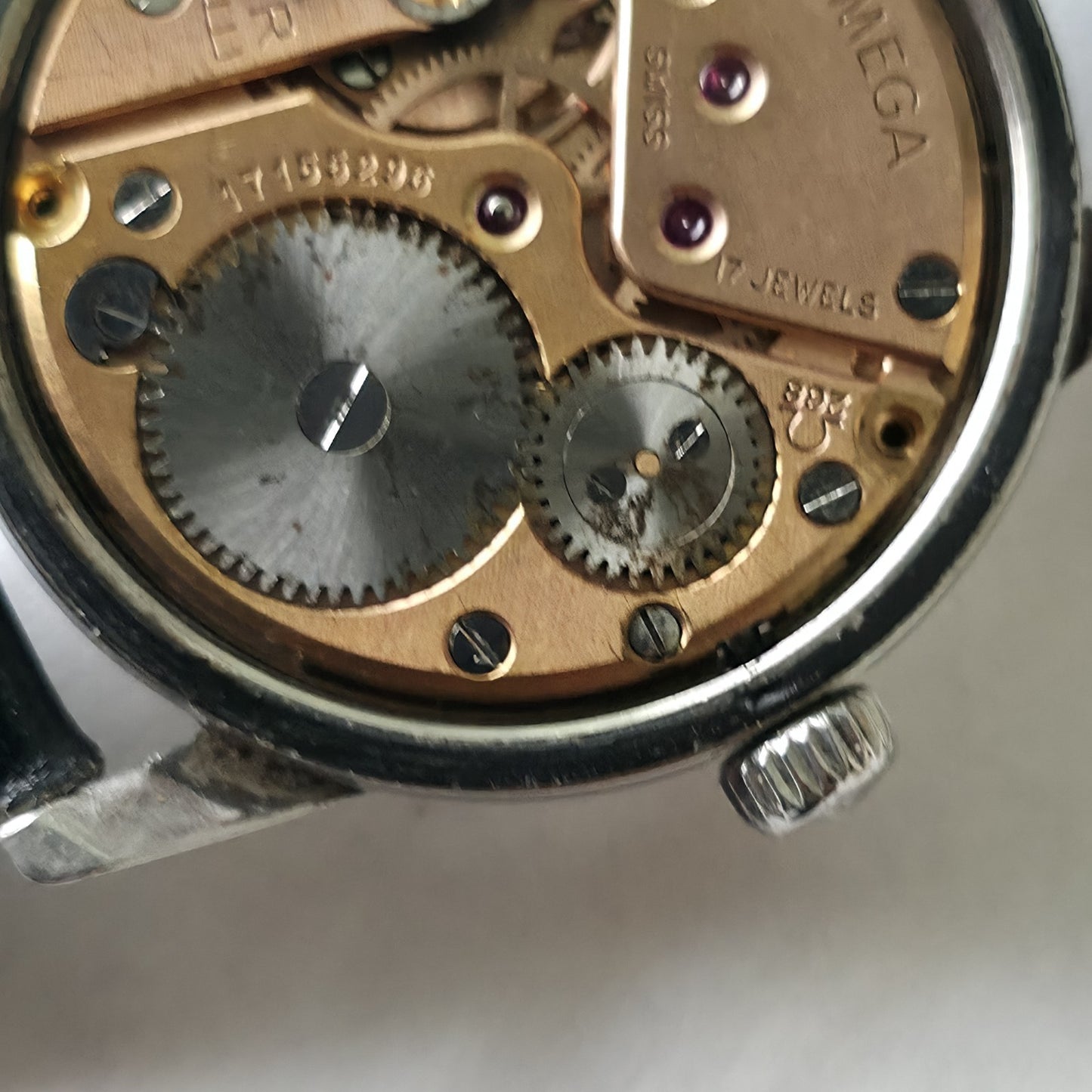 Omega Watch Ranchero Rare Movement 268 Manual Wind White Dial Vintage Working