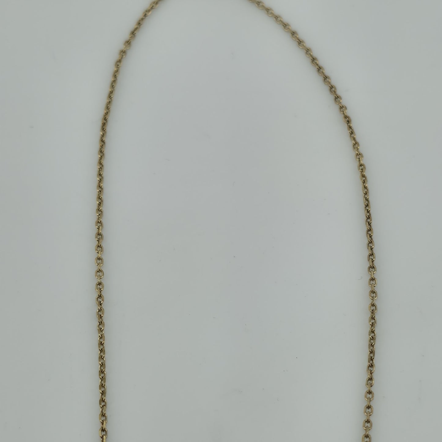 925 Italy SU Gold Plated Heart Pendant Necklace 16"