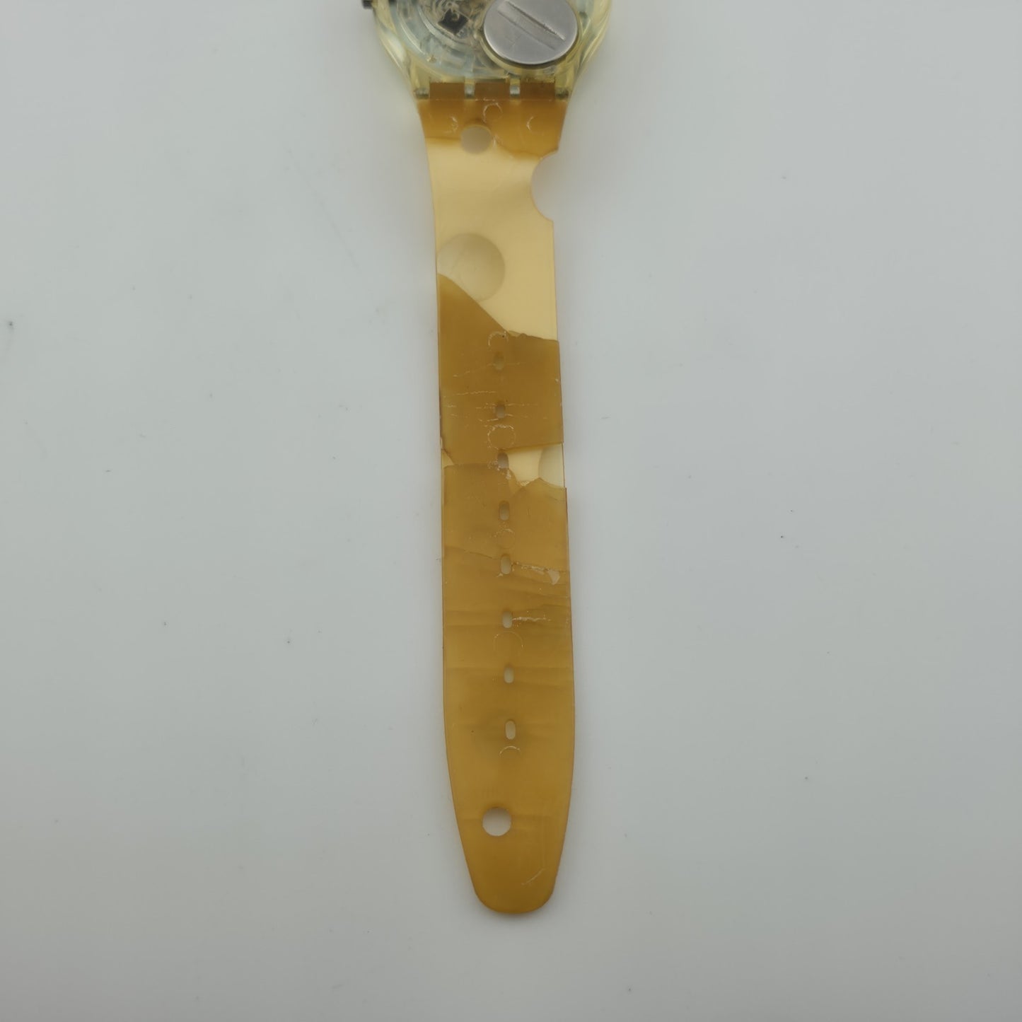 Swatch Watch Special Edition Cheesy Toast GK304 Swiss Cheese New Battery Vintage