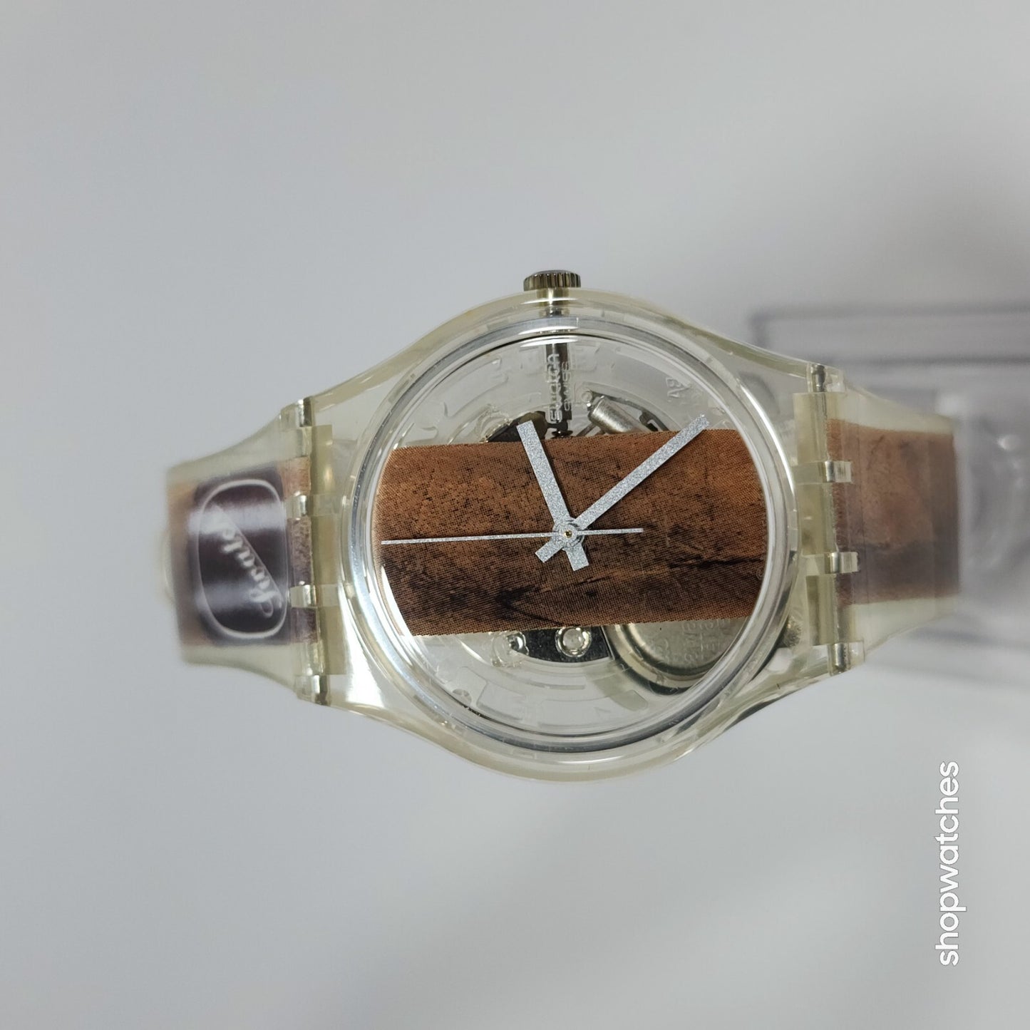 Swatch Watch CIGAR GK250 Vintage 1996 Limited Edition with Metal Tube Set EUC