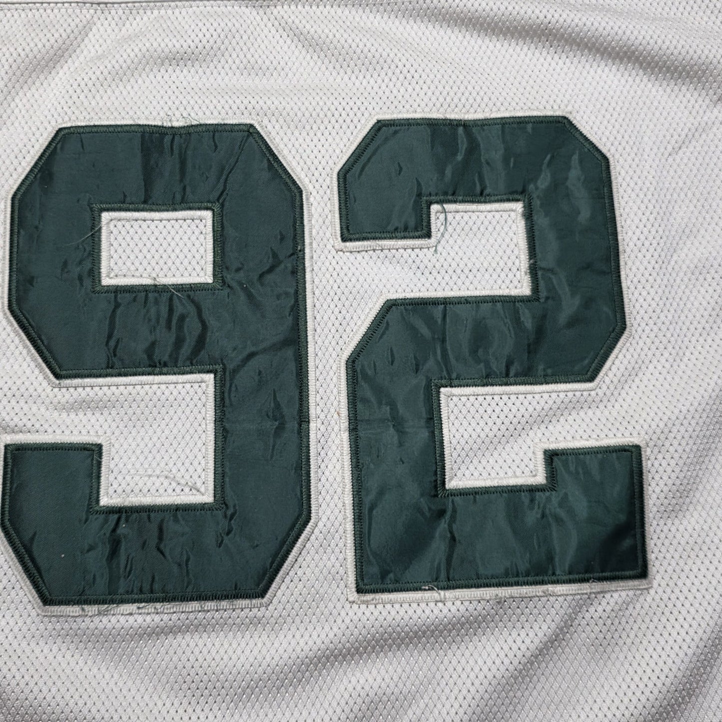 Mitchell & Ness Throwbacks Sewn Stitched Reggie White #92 White Jersey size 58