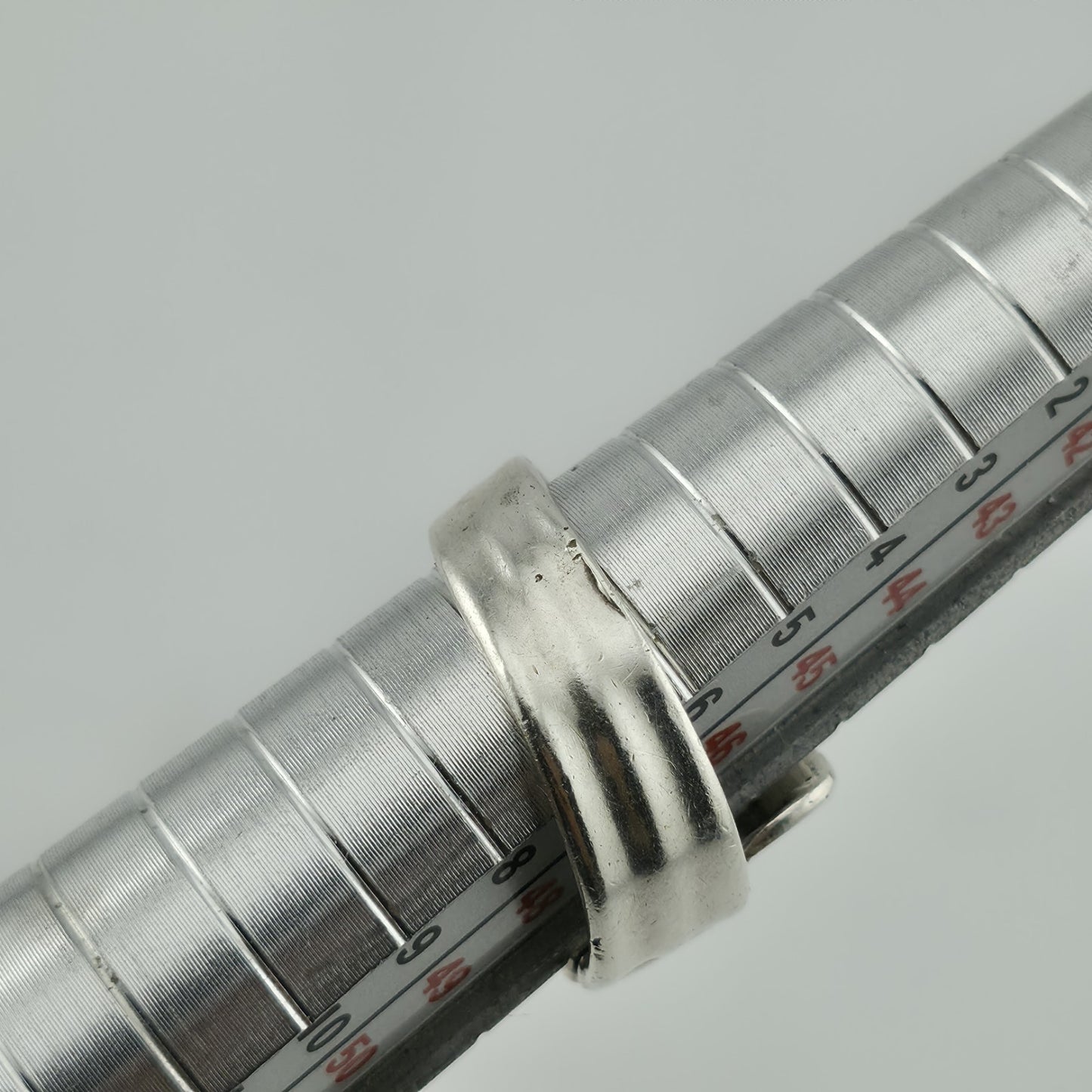 Vintage Cellini 925 Sterling Silver Spoon Scroll Wrap Ring Adjustable Adjustable