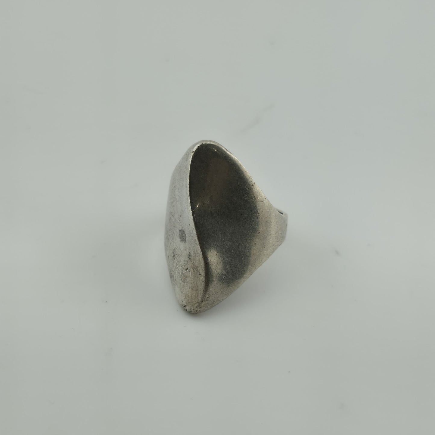 Ring Sterling Silver MCM MODERN contemporary Artisan Organic Minimalist Size 6.2