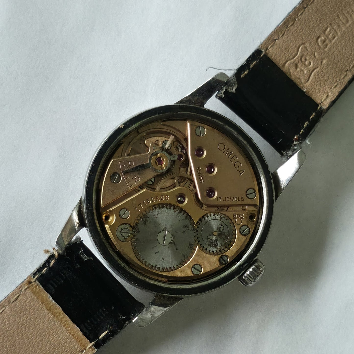 Omega Watch Ranchero Rare Movement 268 Manual Wind White Dial Vintage Working