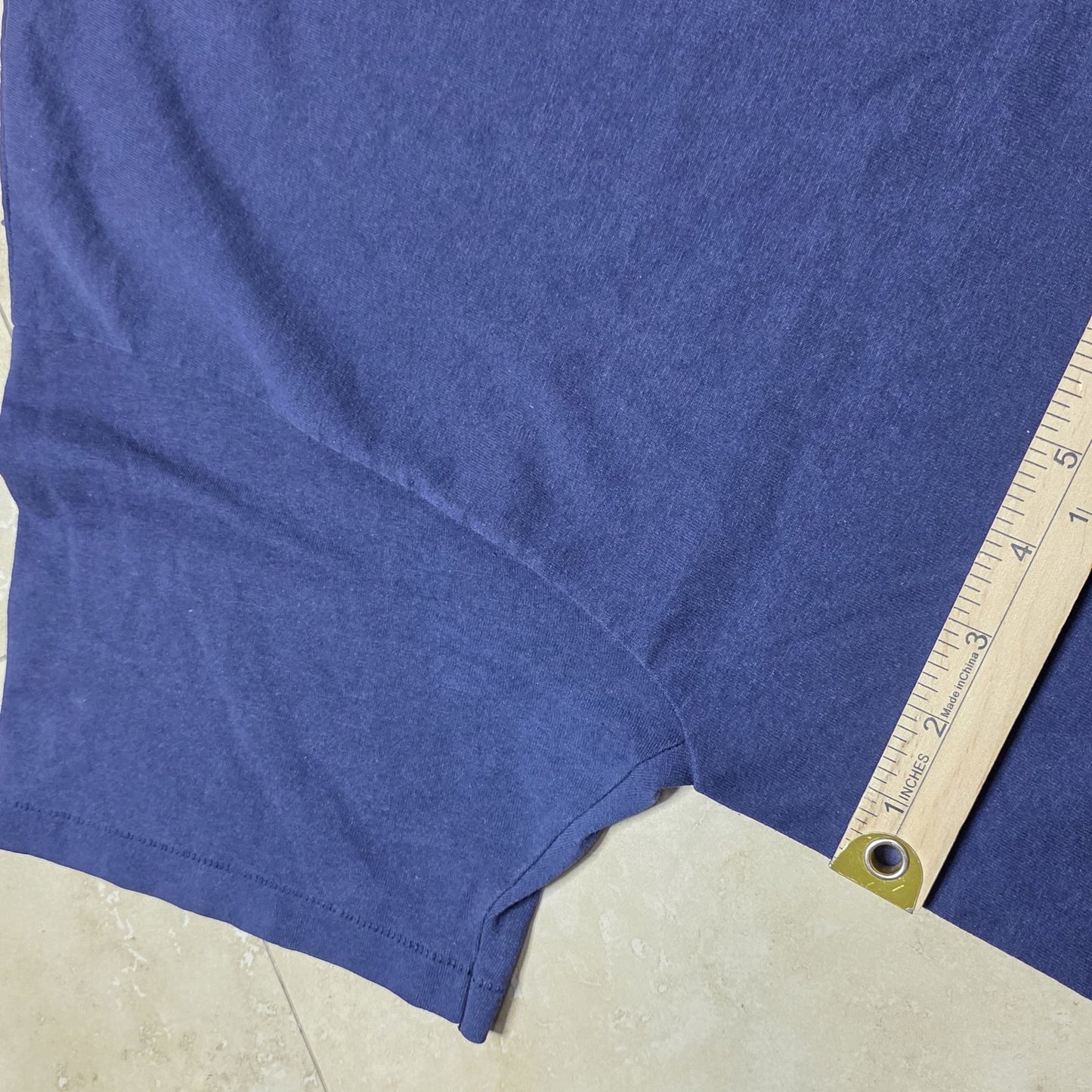 Massachusetts Fire Academy shirt Mens XL Blue single Stich Heavy heavyweight