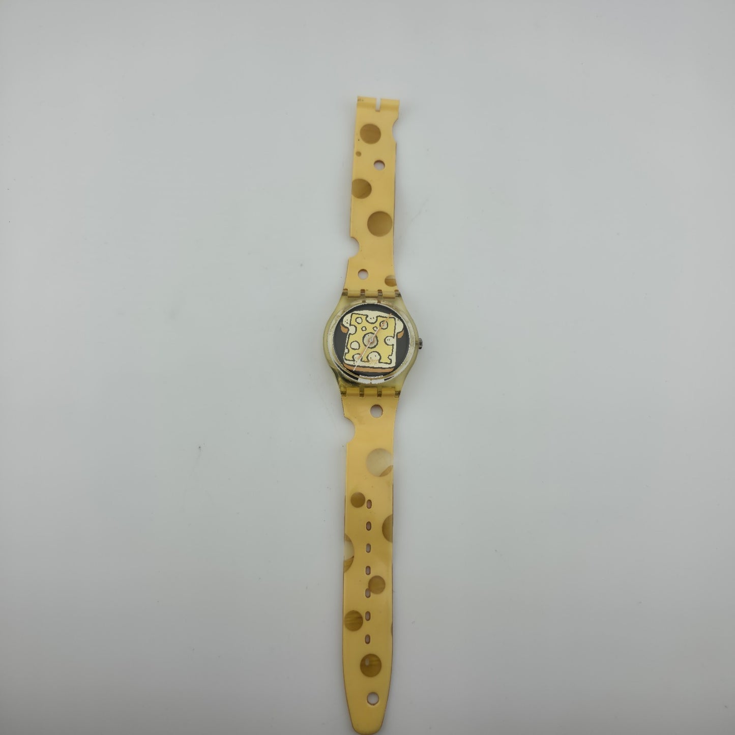 Swatch Watch Special Edition Cheesy Toast GK304 Swiss Cheese New Battery Vintage
