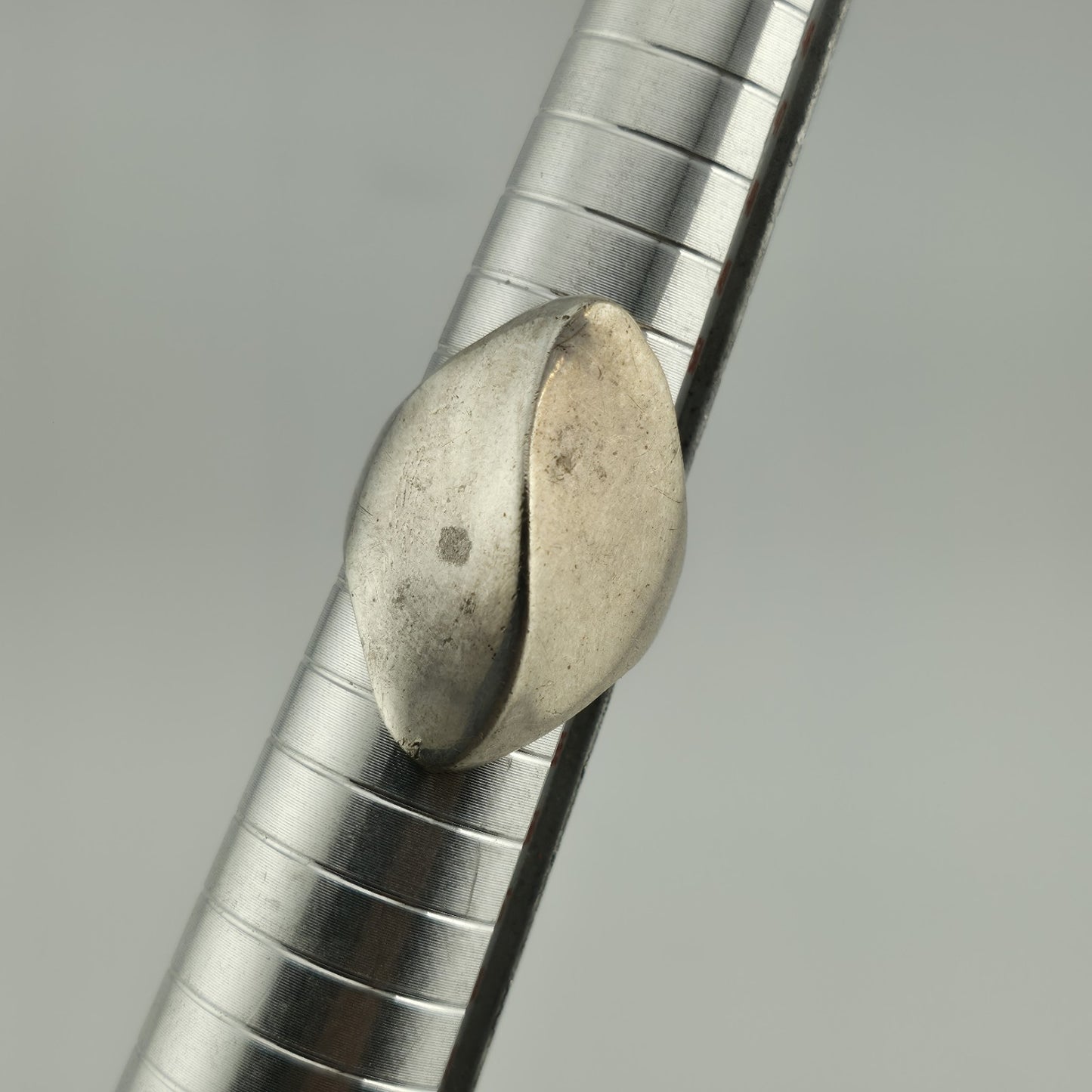 Ring Sterling Silver MCM MODERN contemporary Artisan Organic Minimalist Size 6.2