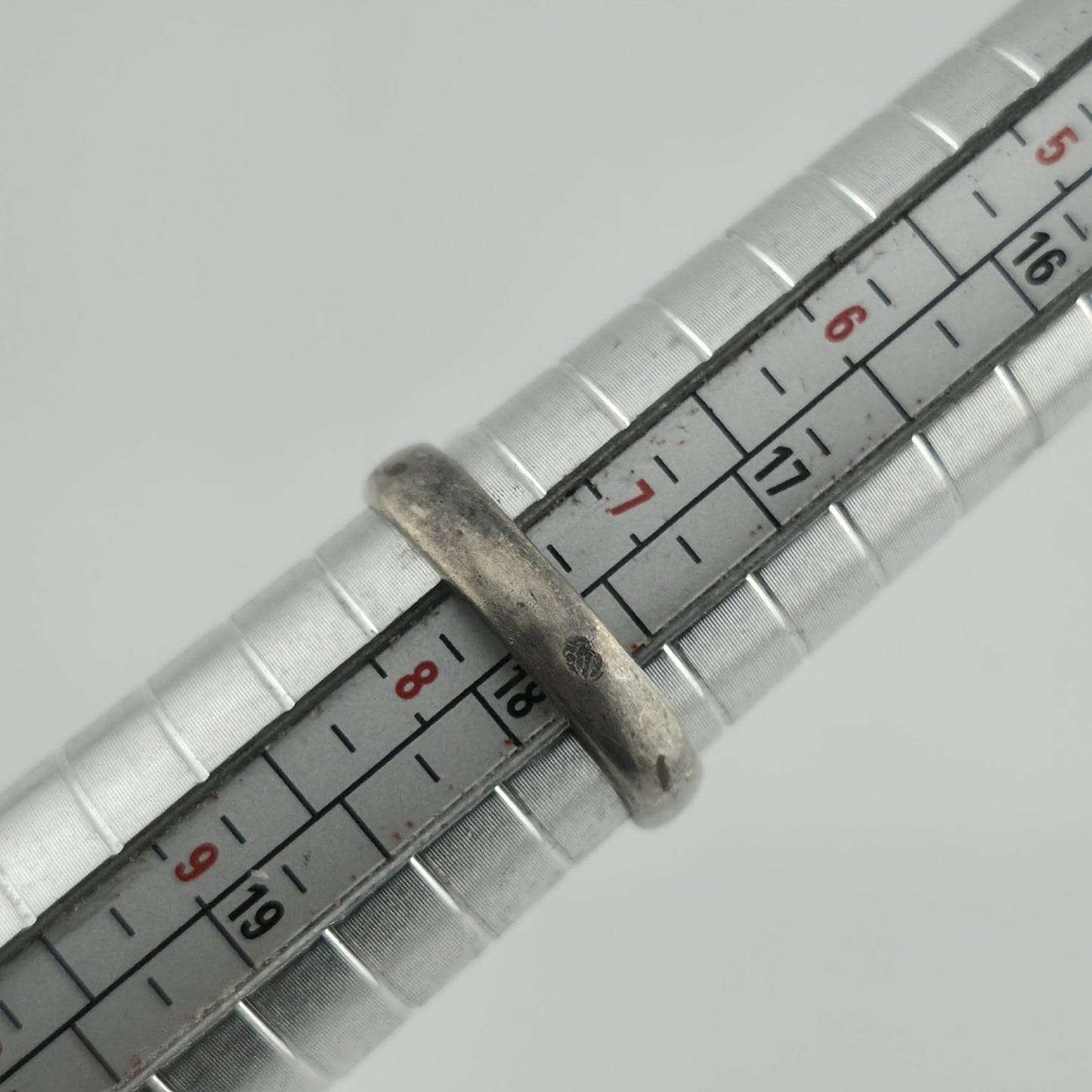 Amber 925 Sterling Silver Ring 7.5 MCM Chunky Teardrop Coffin Vintage Rare