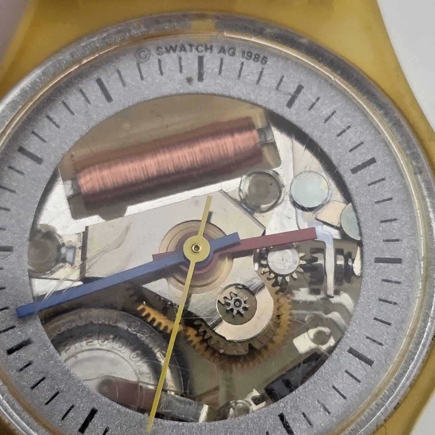 Vintage Swatch Watch “Little Jelly” LK103 – Ladies Transparent 1986 – Running