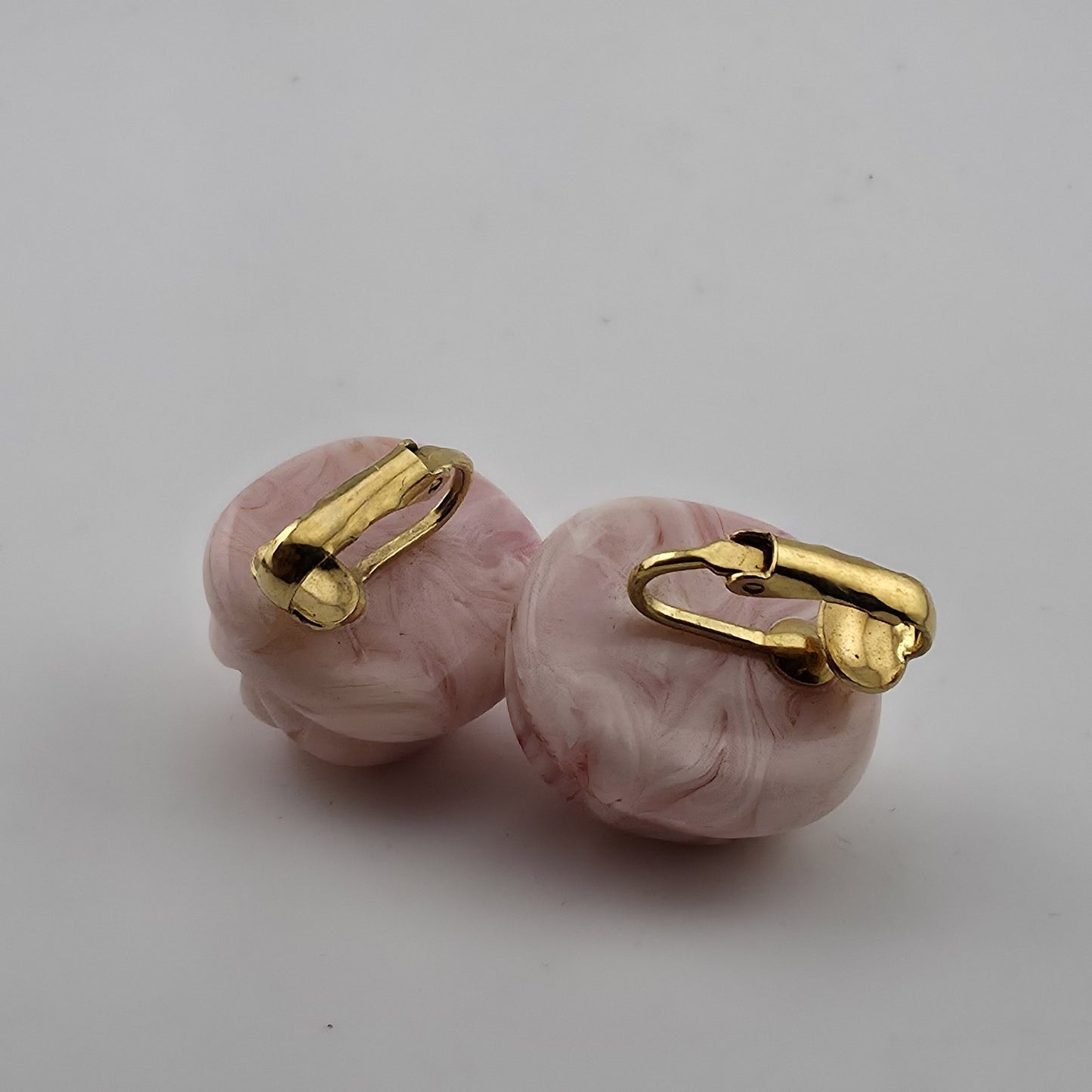 Avon Burst of Spring Pierced Earrings Pink Vintage 1988